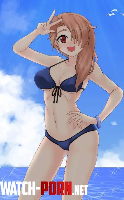 Pretty in swimsuit by AirCharacter7425
