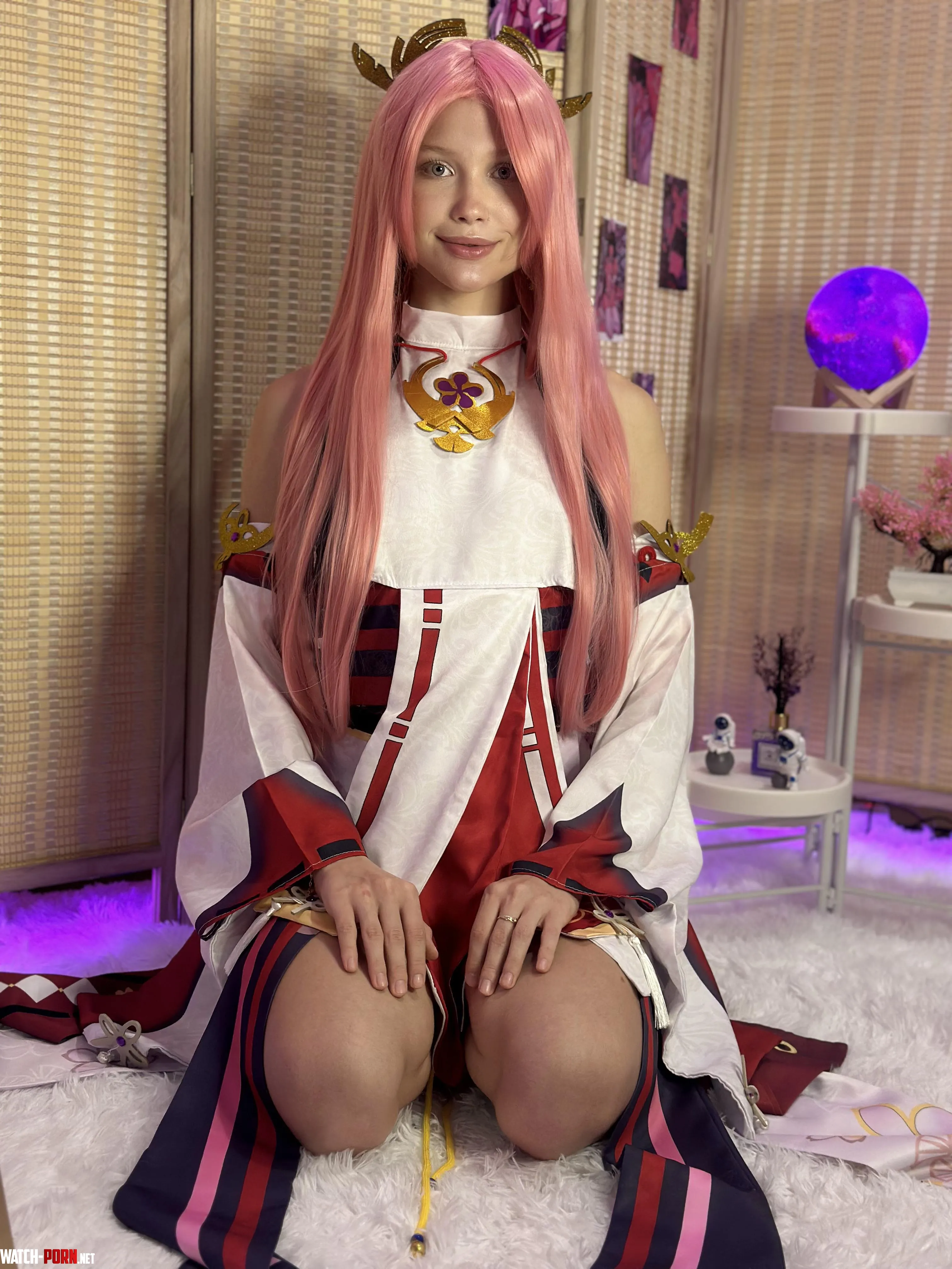 Yae Miko by Poly Genshin Impact by sexygirlyourdream