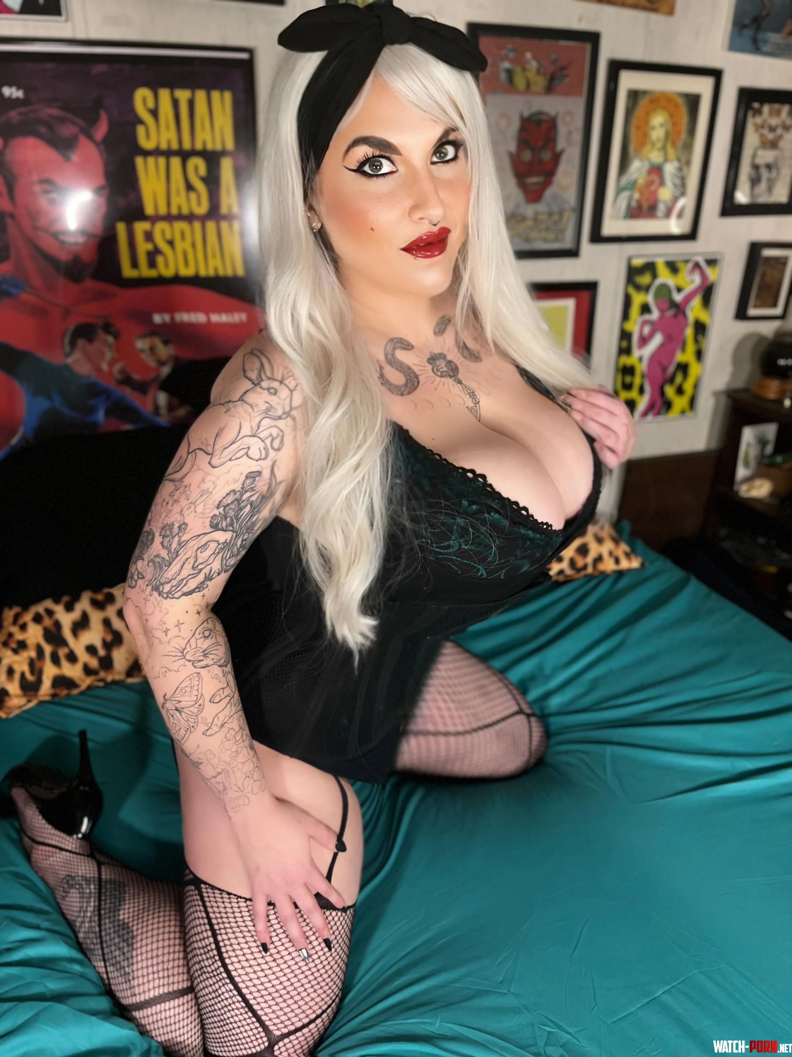 Jade Jordan is the big Tiddy goth gf of your dreams  by SexyandJaded