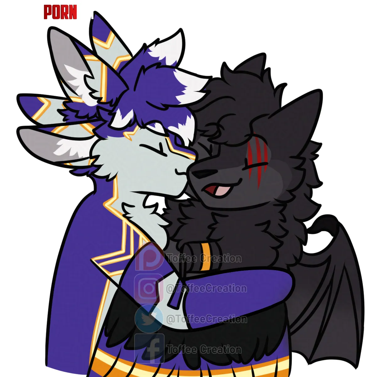 Smooch Couples YCH by ToffeeCreation