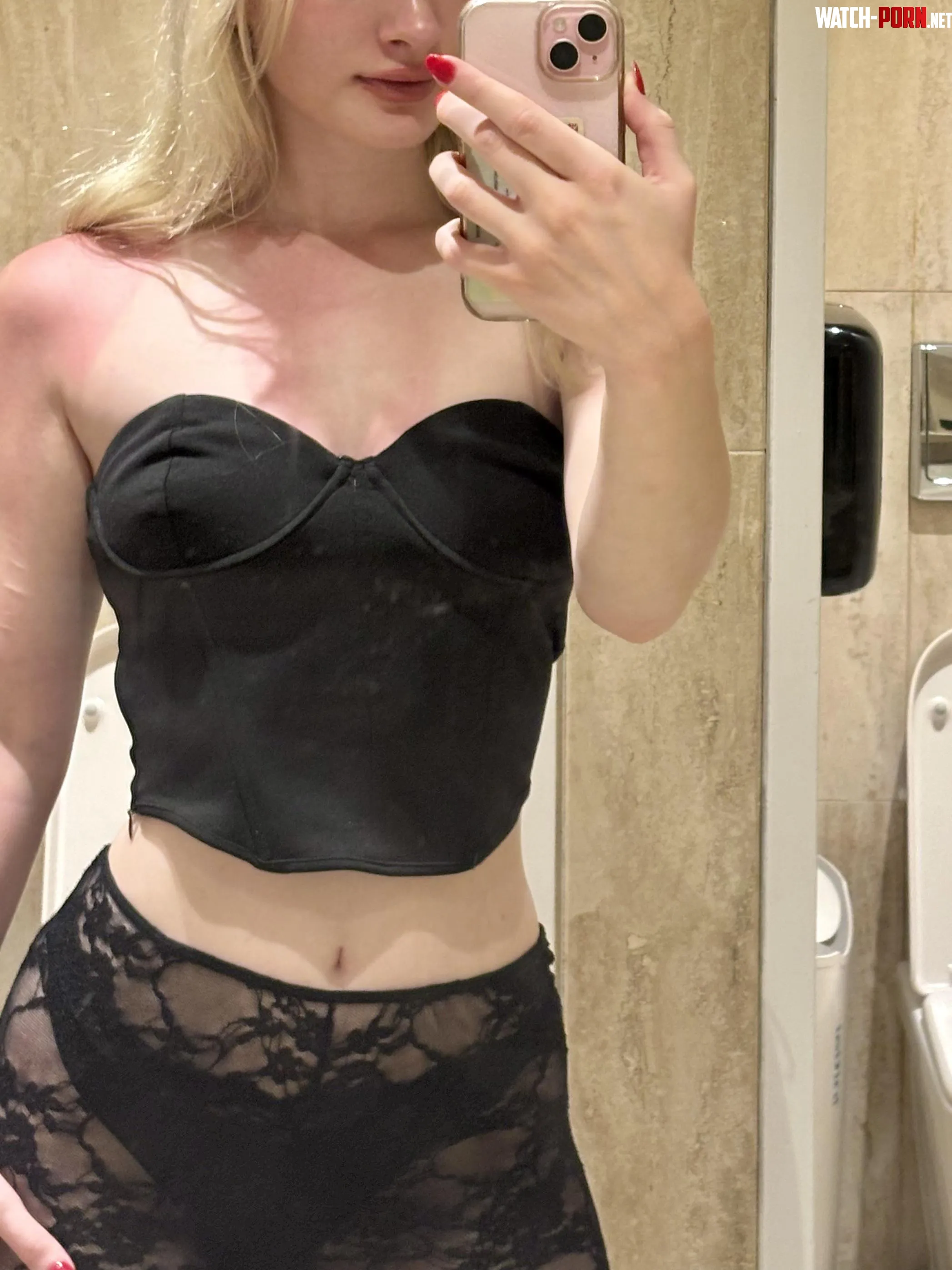 This crop top completed the look  by Illustrious_Bed_5811