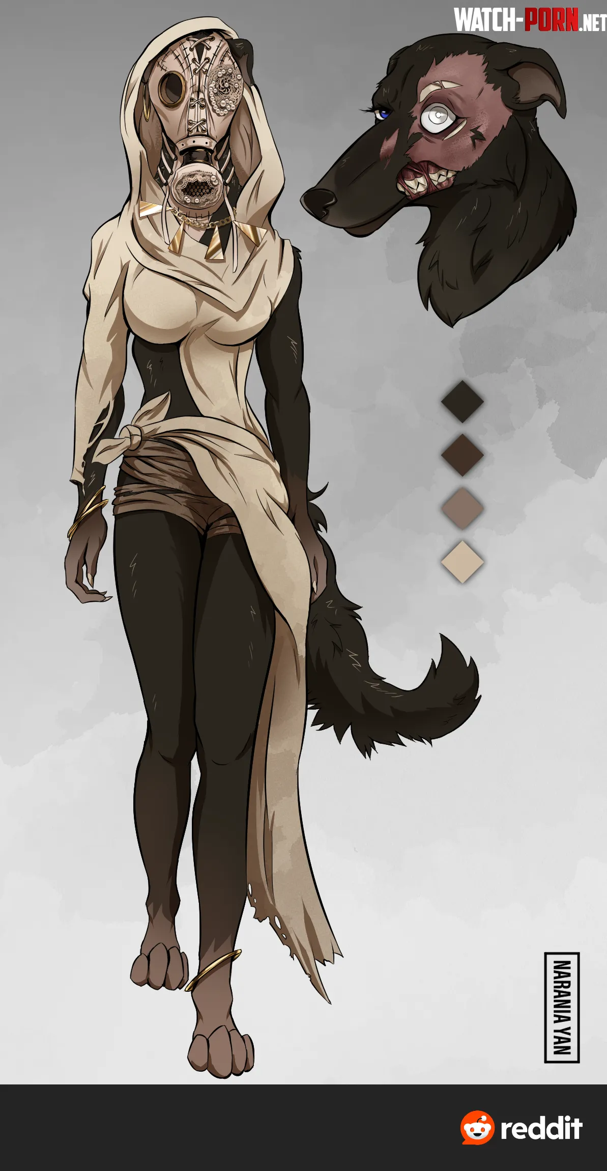 She came from the nuclear deserts Art by me by No_Inevitable8420