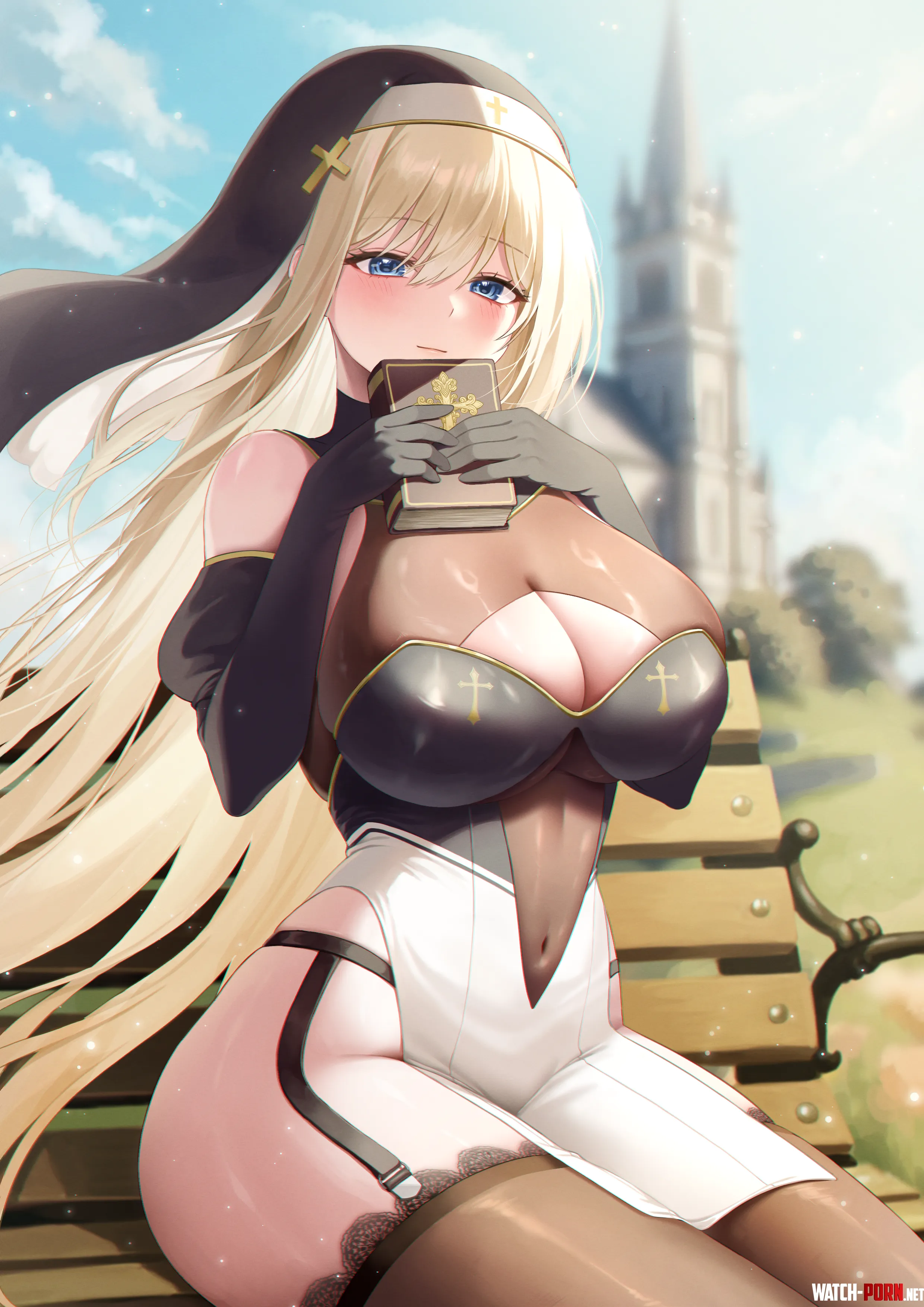 Blonde Sister  by CheetahSperm18