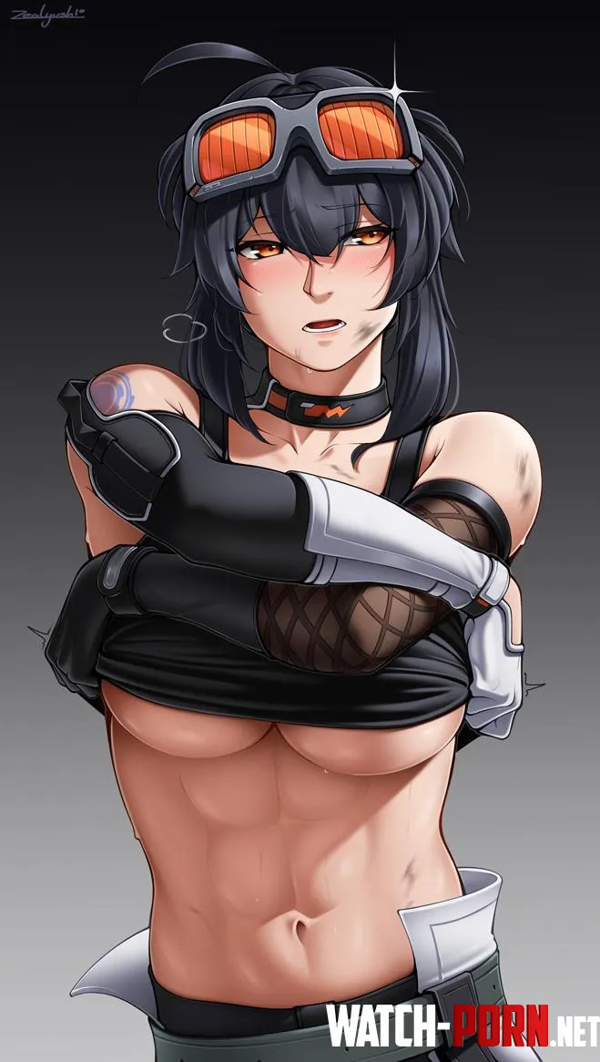 Graces impeccable abs by freyhstart