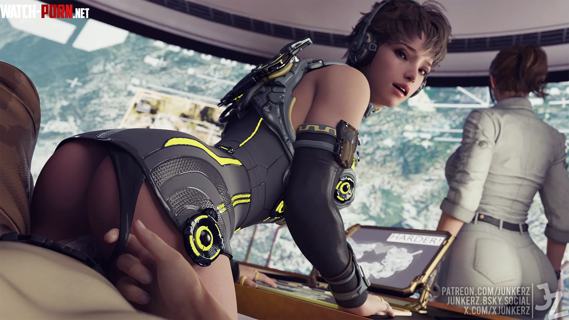 Luna Getting a Quicky Behind Hailey Junkerz The First Descendant by Junkerz-