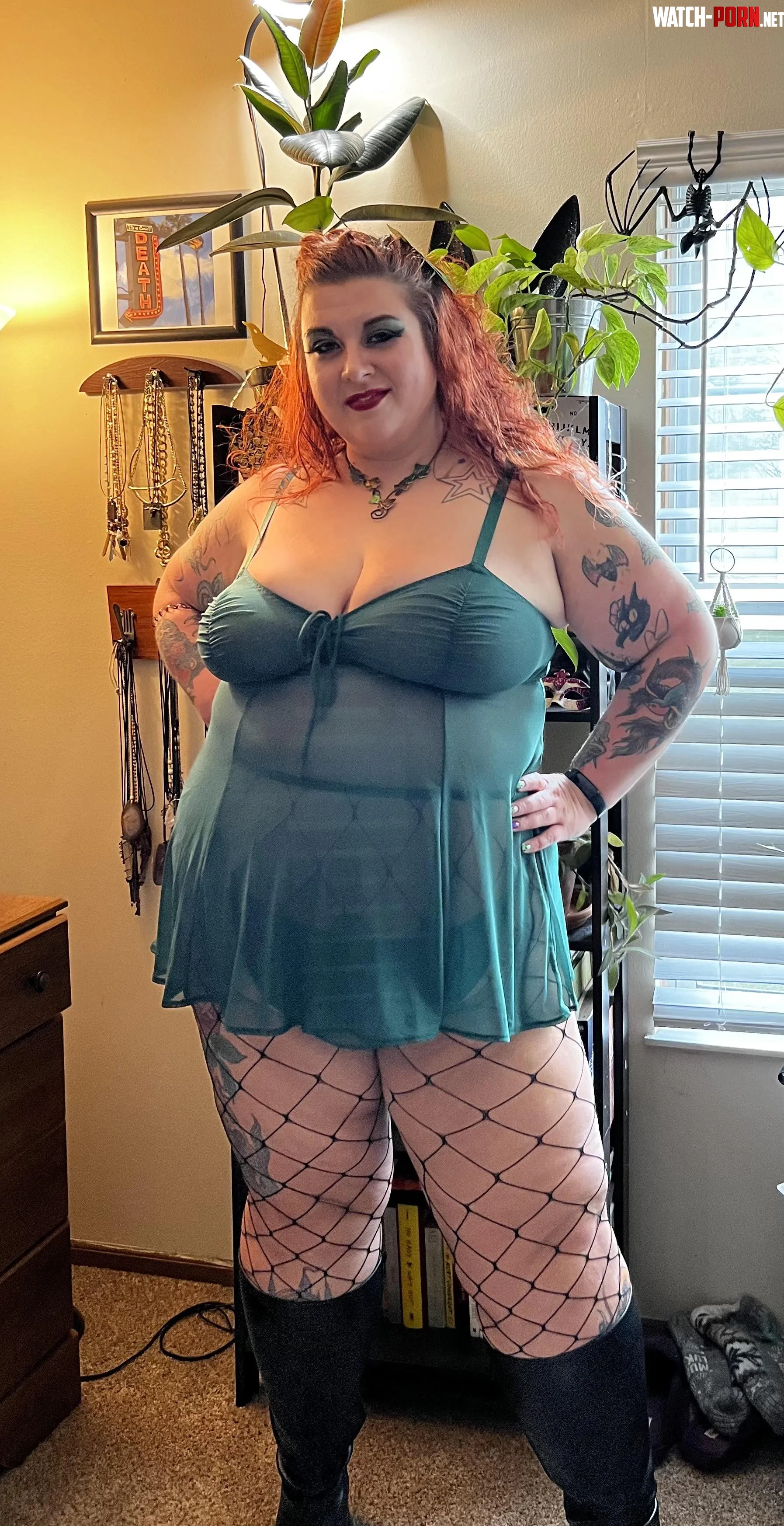 Low budget plus size poison ivy vibes  by MsPriscillaD