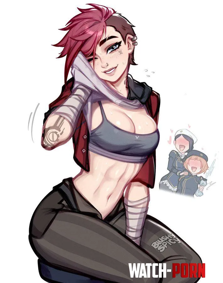 Tuff girl Vi BlushySpicy Arcane by Josque_31