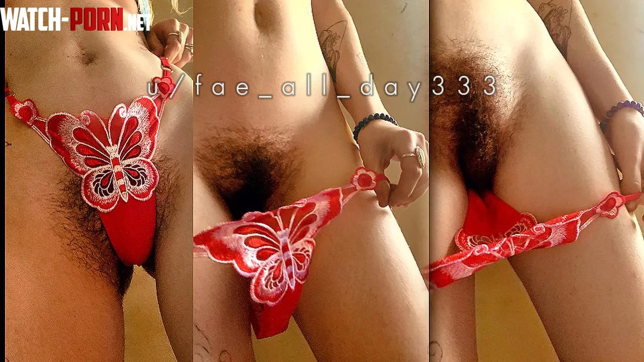 this pantie pull down Brough  to you by hairy bush  by fae_all_day333