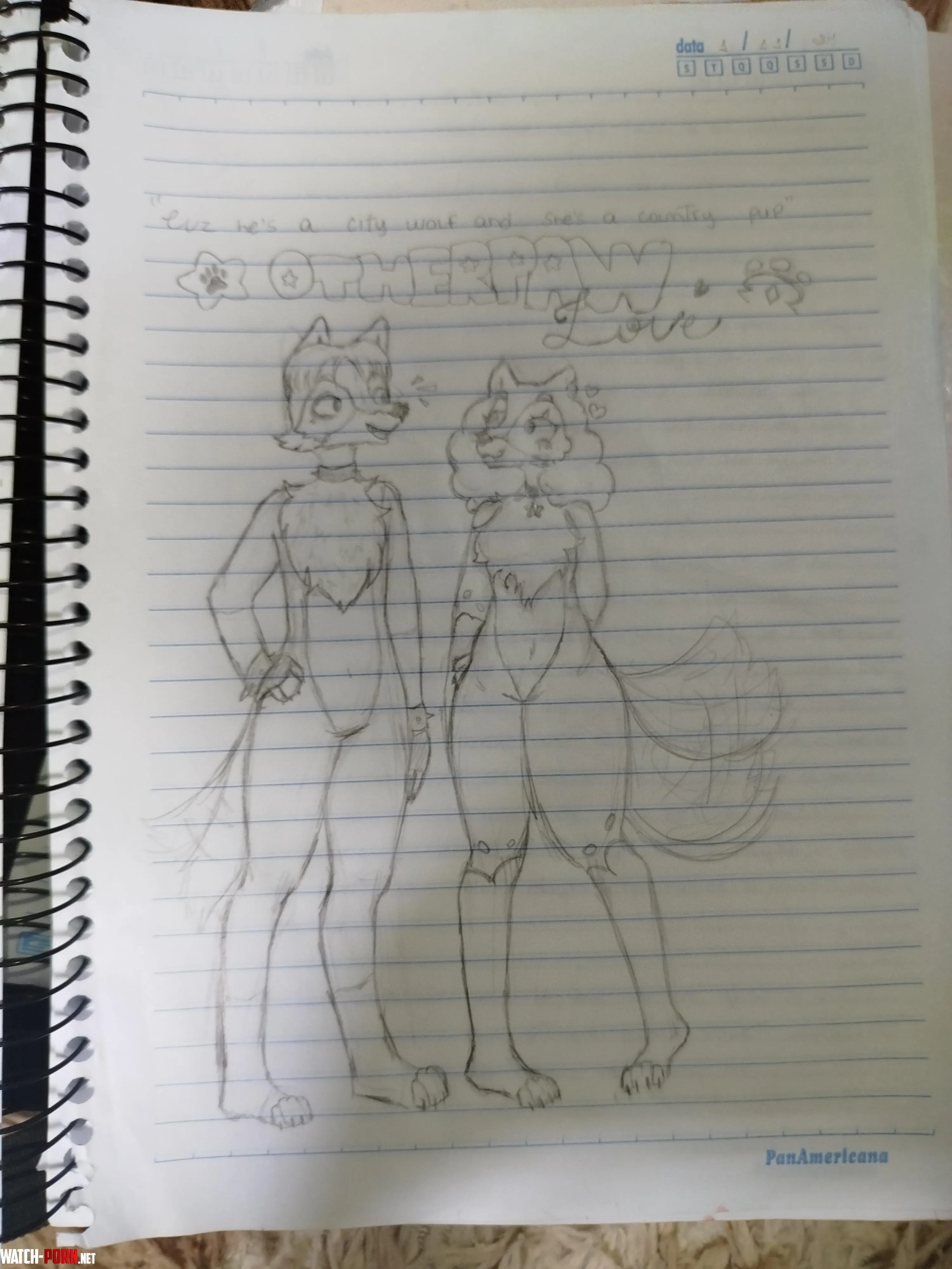 Tried to design my friends fursona and mine D by National-Sample-6148