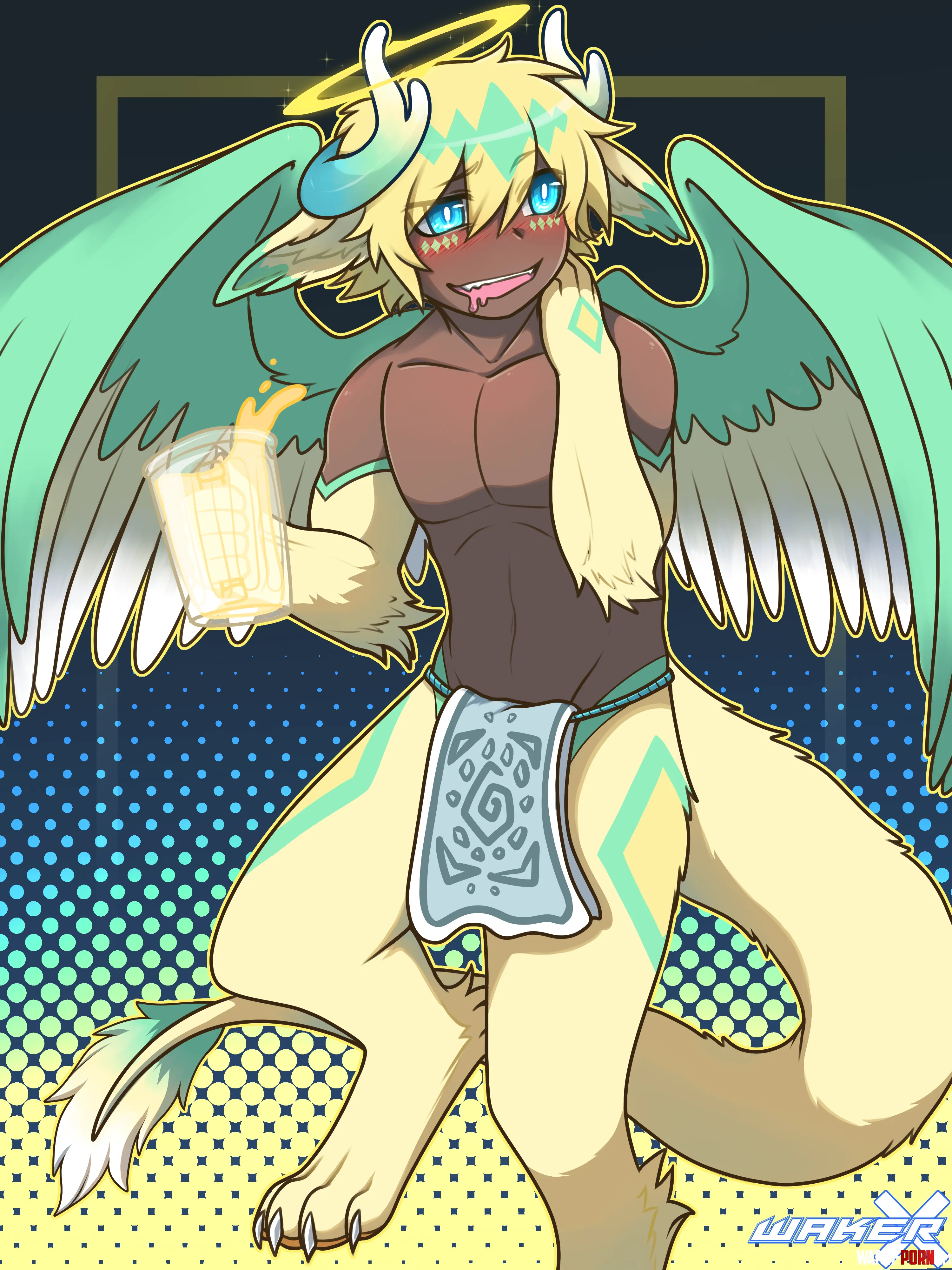 Oh hes feeling it Waker608 by felinefrenking