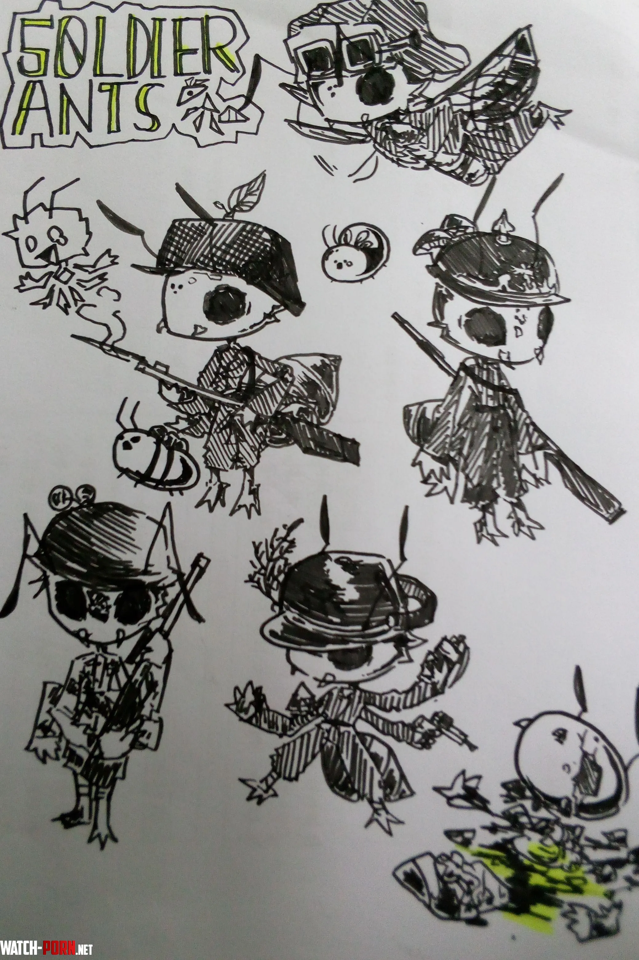 soldier ants og artnsfw just in case by m0sinN4gant