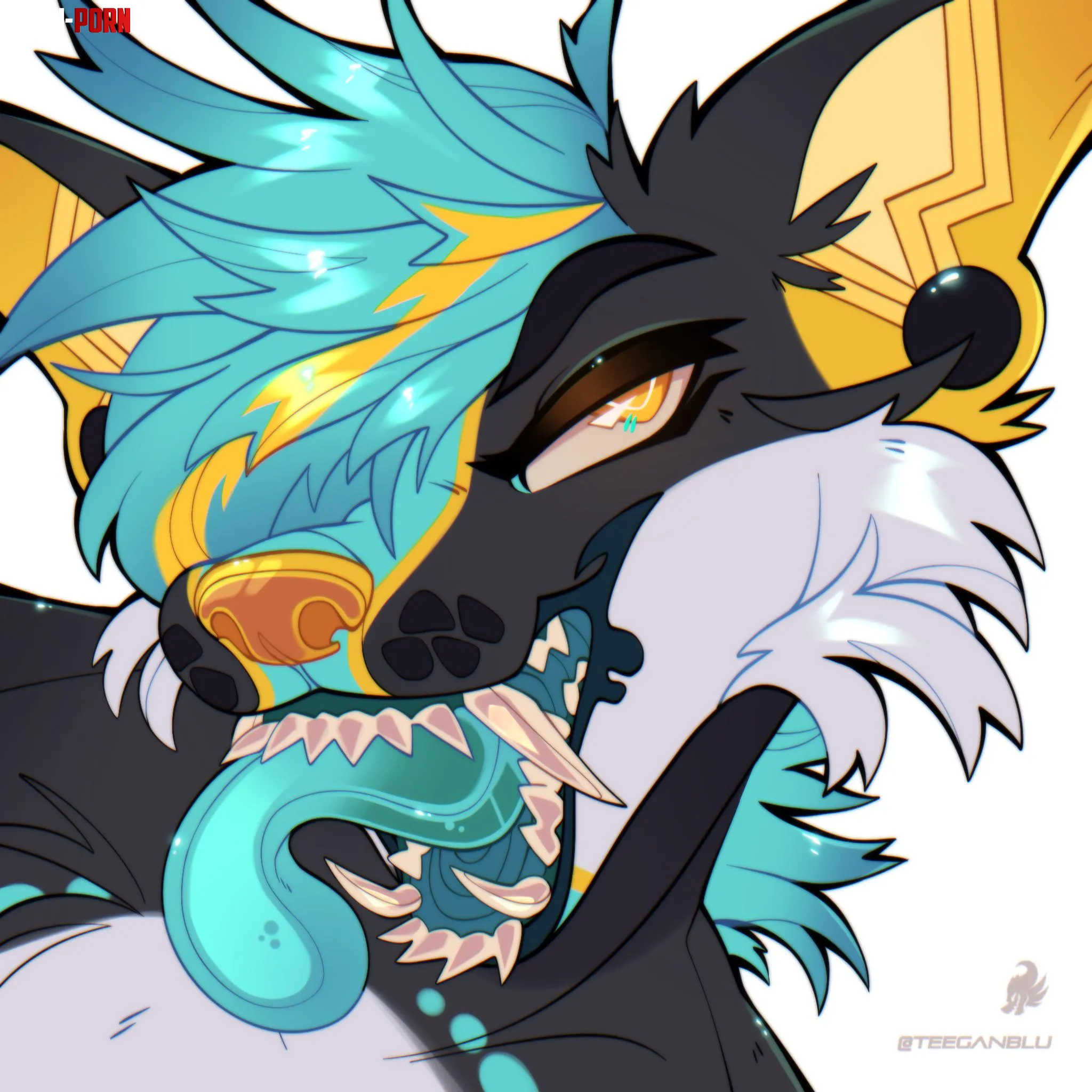 Maws  art by me teeganblu  by Teeganblu
