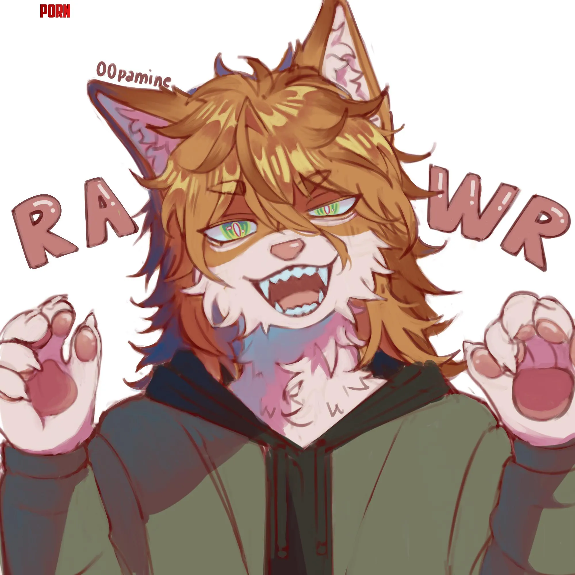 Rawr Art by me by 00pamine