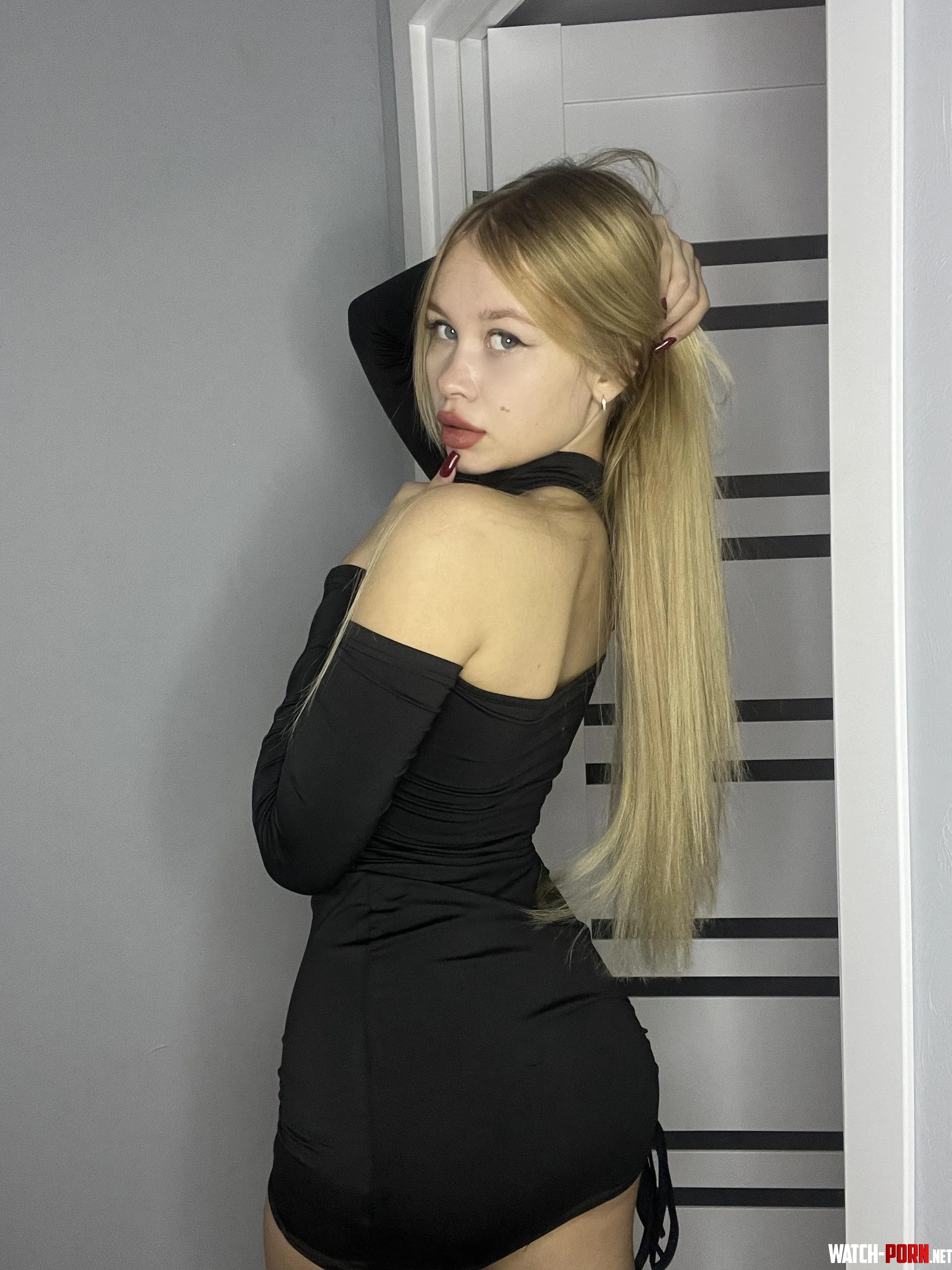 My favorite black tight dress by FewFoundation6820