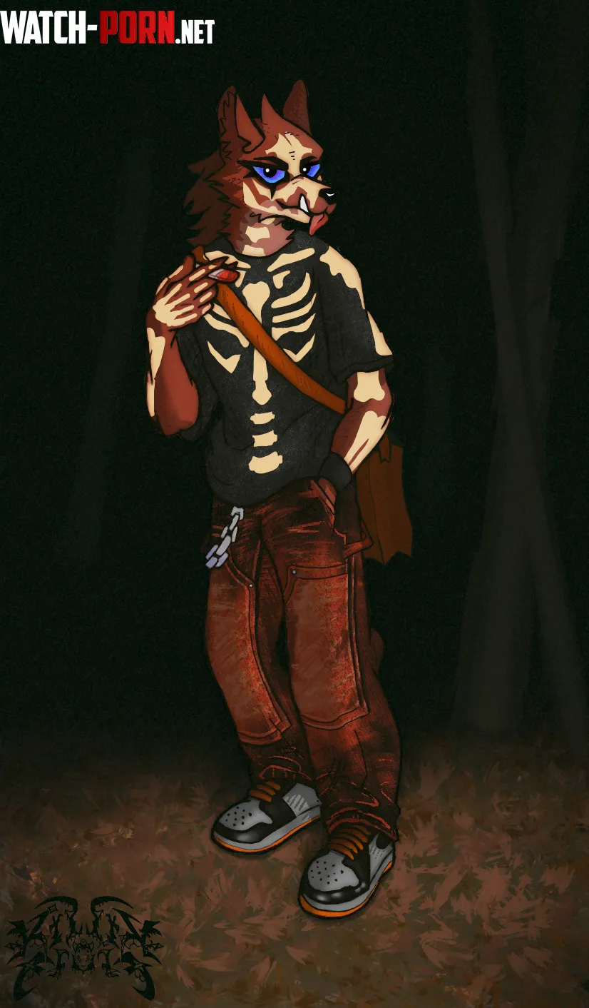 Drew this for a Halloween costume collab My OC Jagatai by Killer_Croix