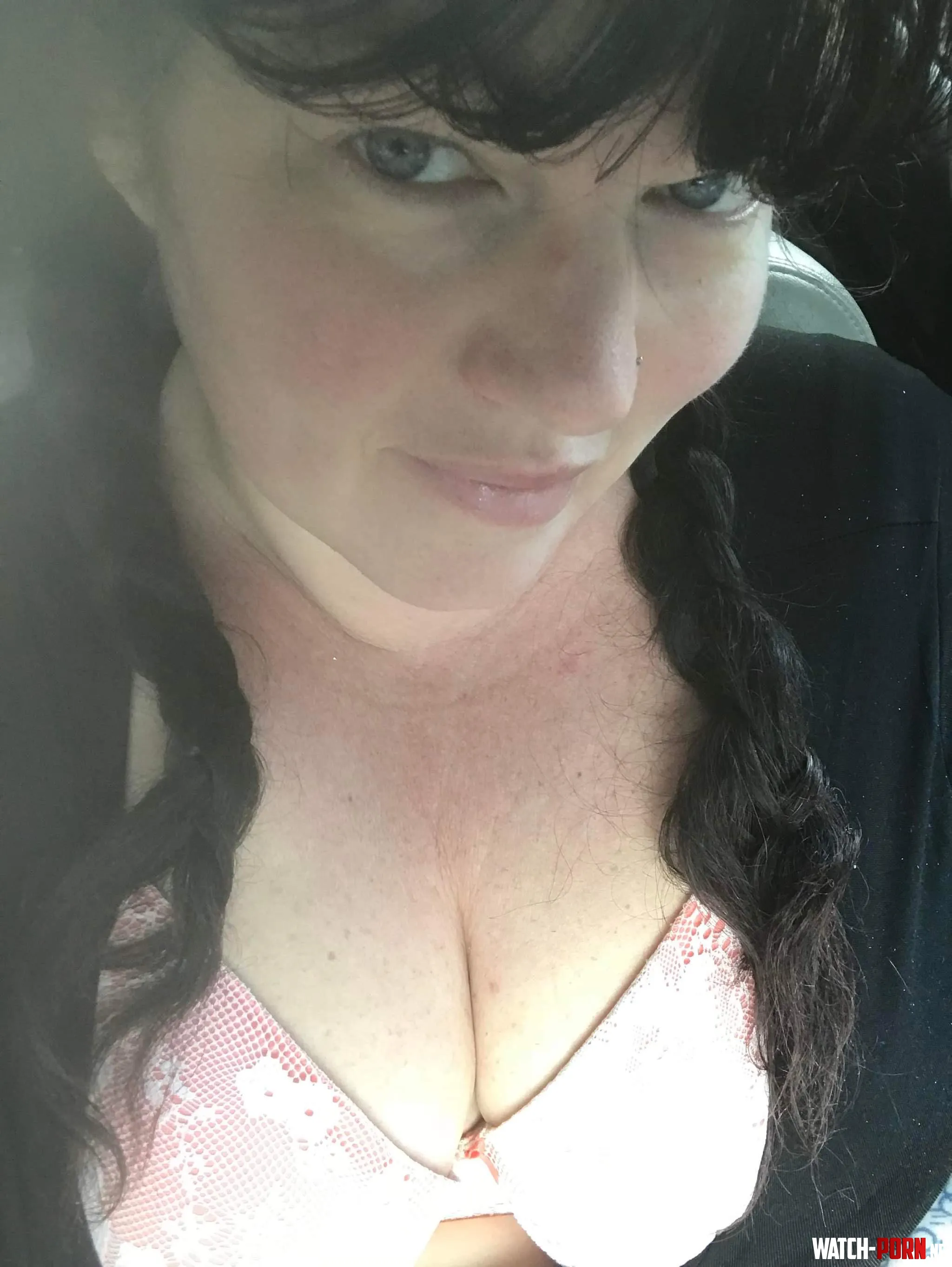 Woke up and took this in the van before the kids are up Not feeling 50 by sexybimaturewife