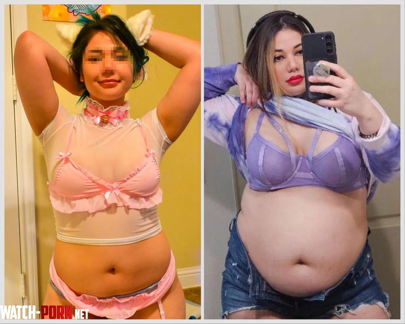 From thicc kitten to fat cat  by CouchQueenie