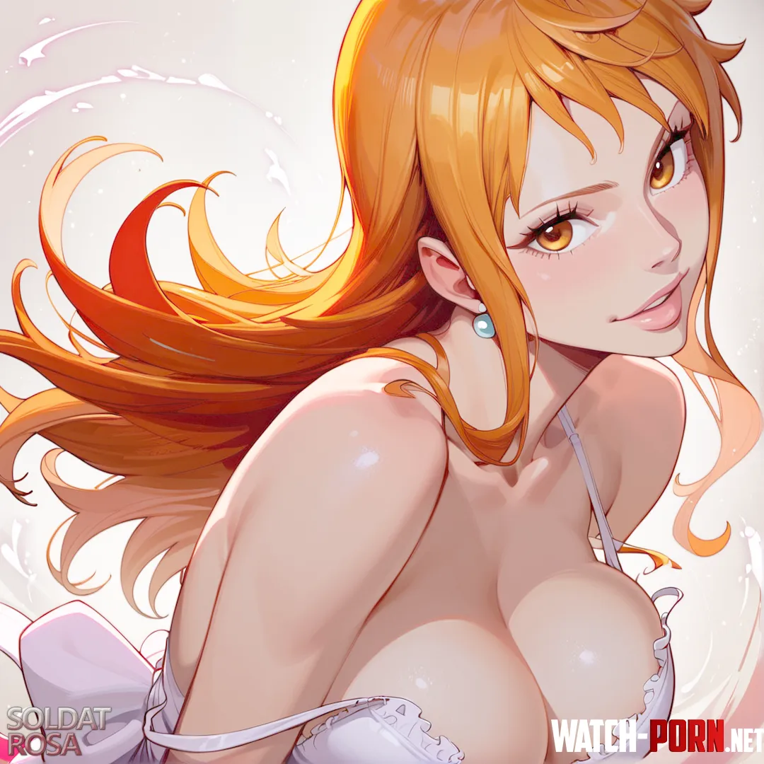 Nami One Piece  AI by SoldatRosa_