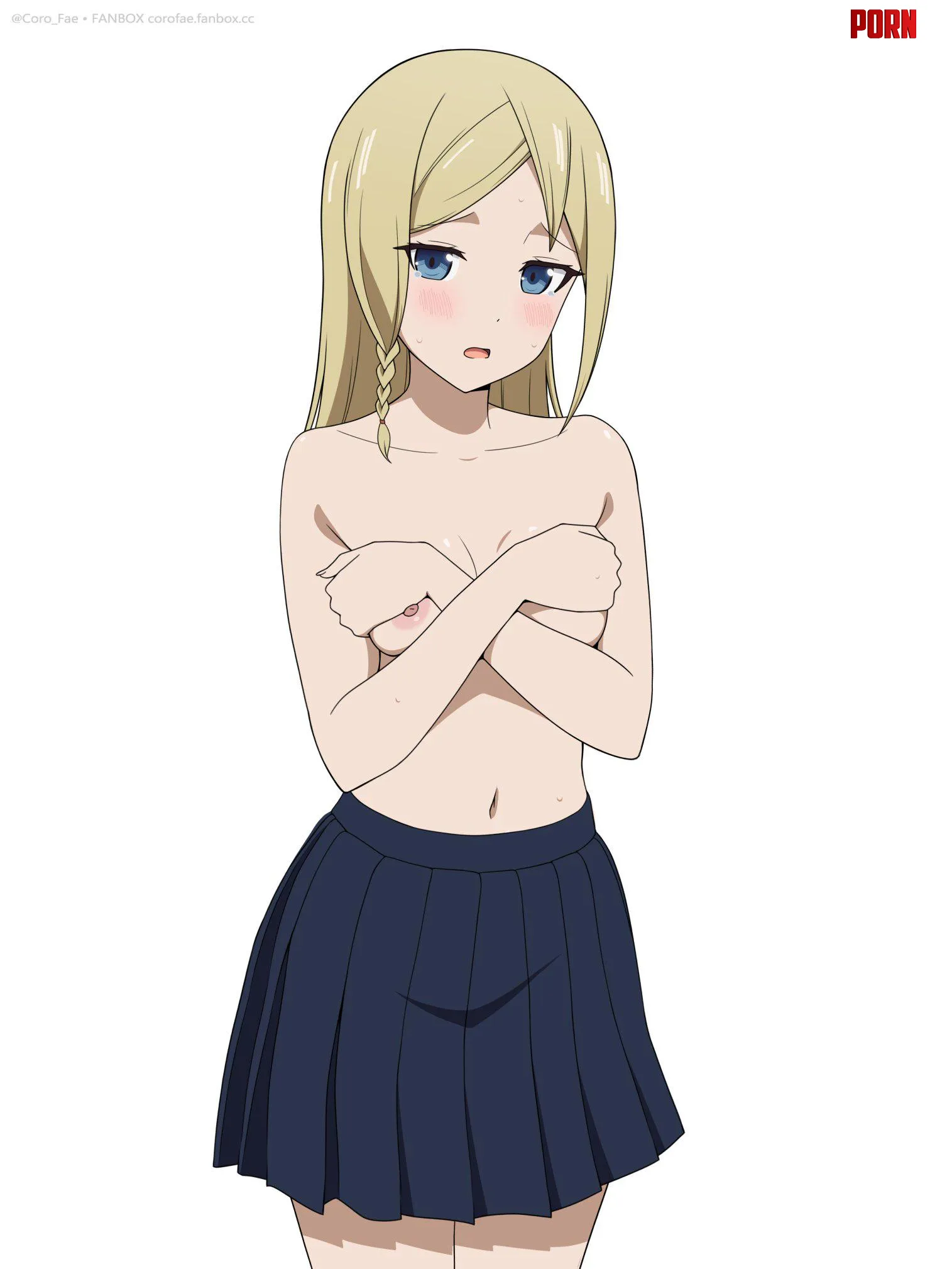 Ai Hayasaka Going Topless For The Camera KaguyaSama Love Is War  by Csxc
