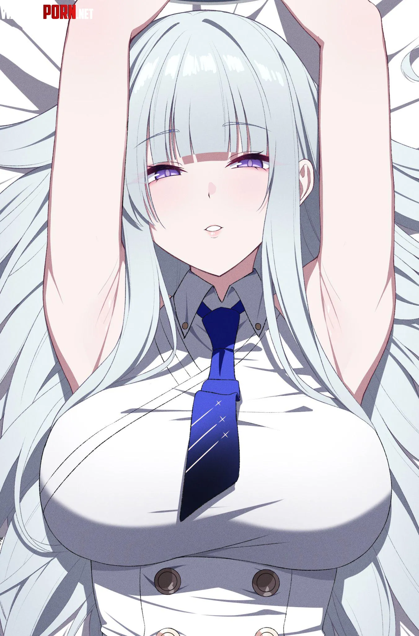 Noa working for the GSC Reia 76 Blue Archive by llamanatee