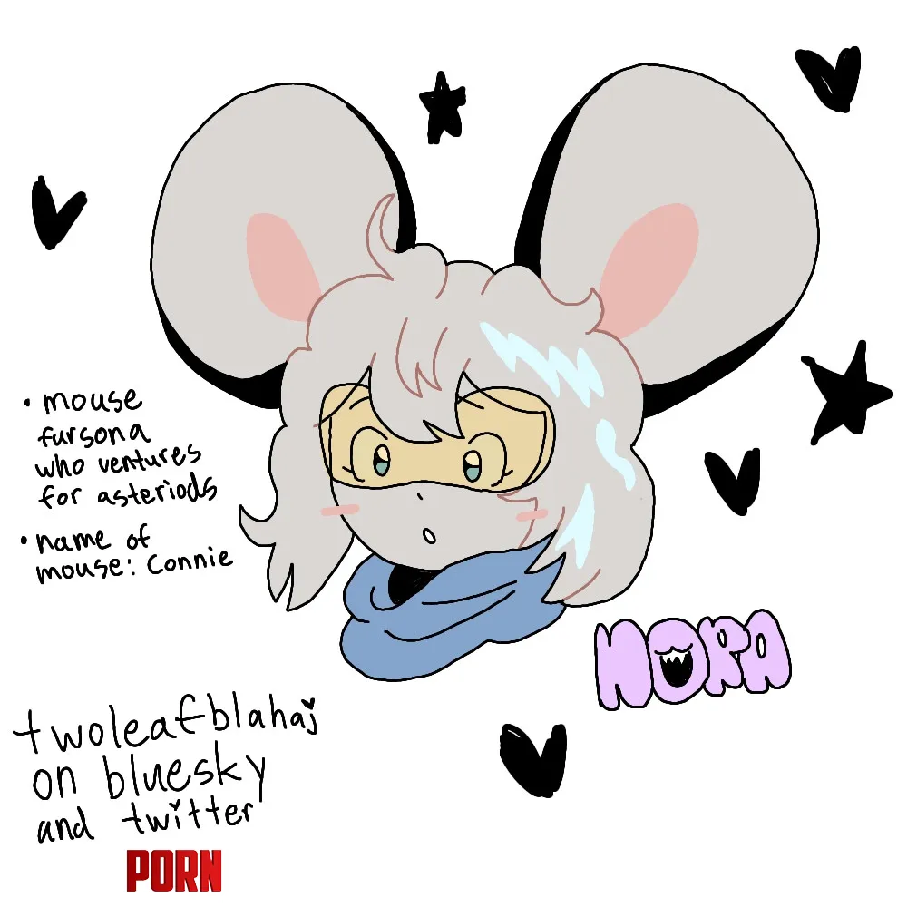 OC I finished drawing the gay space mouse fursona 3n by heliostrans