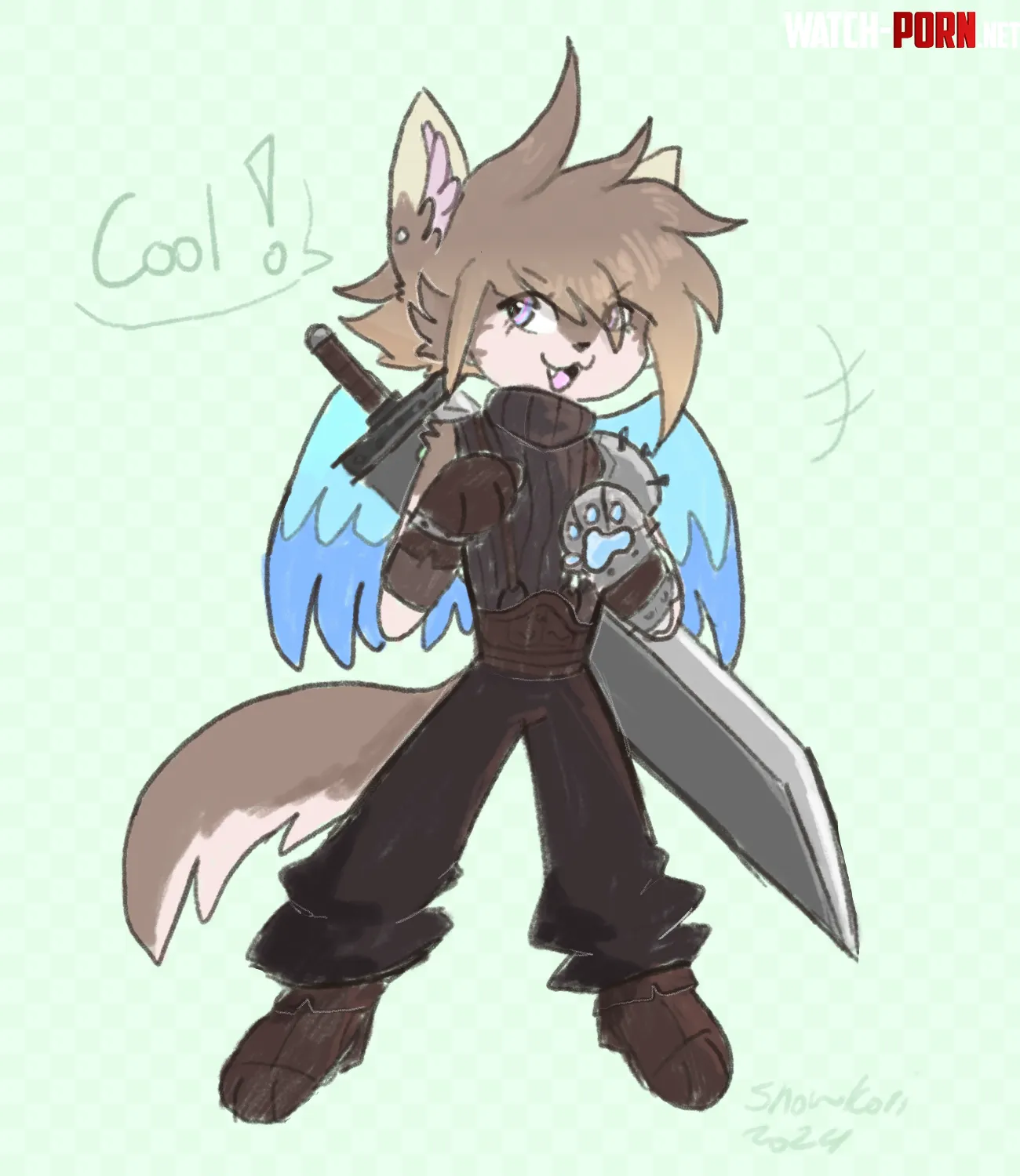 Cool   art by me by Snowwingedwolf