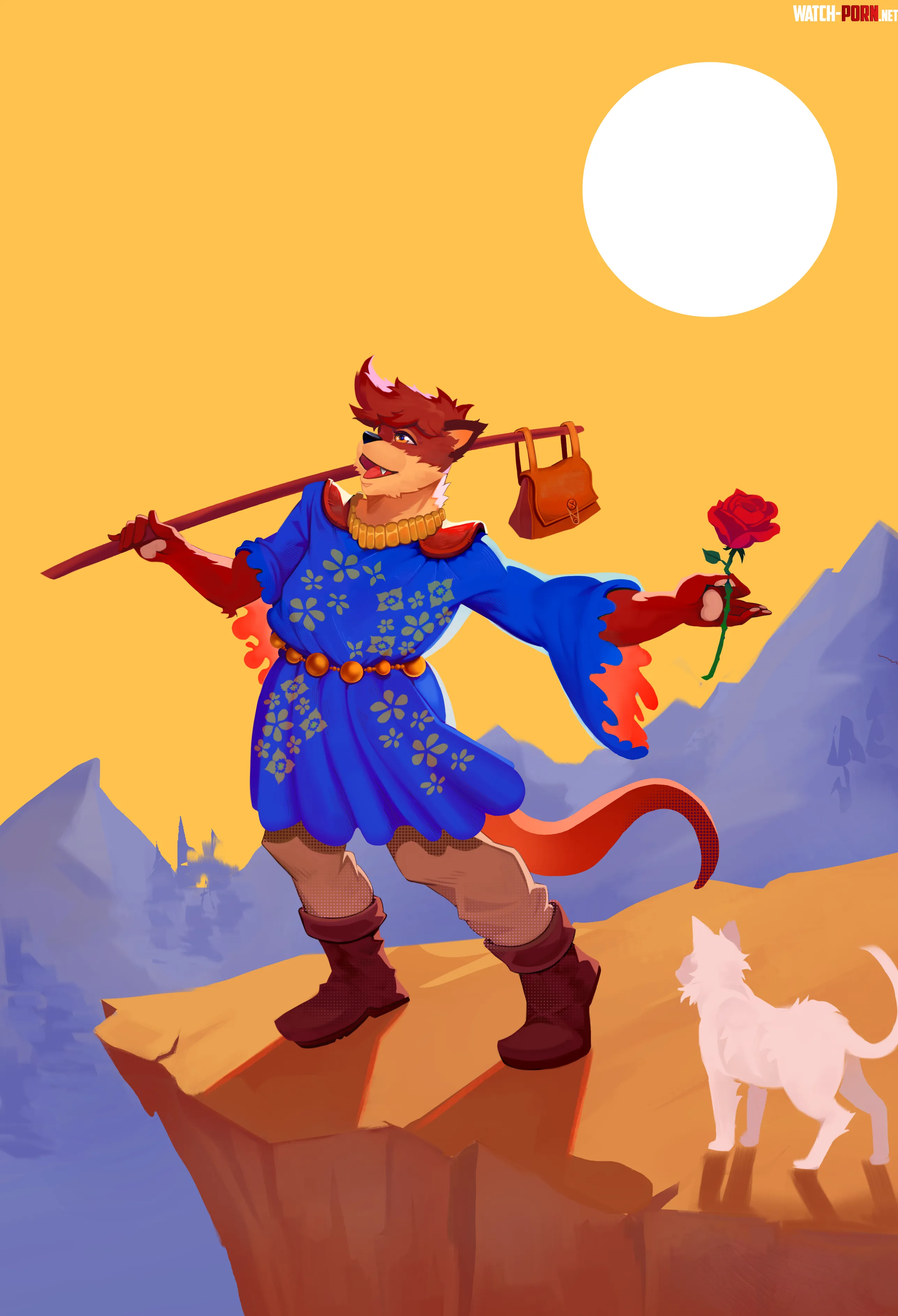 What did you think of this commission I made inspired by a tarot card the fool by Kazuyoshiii_