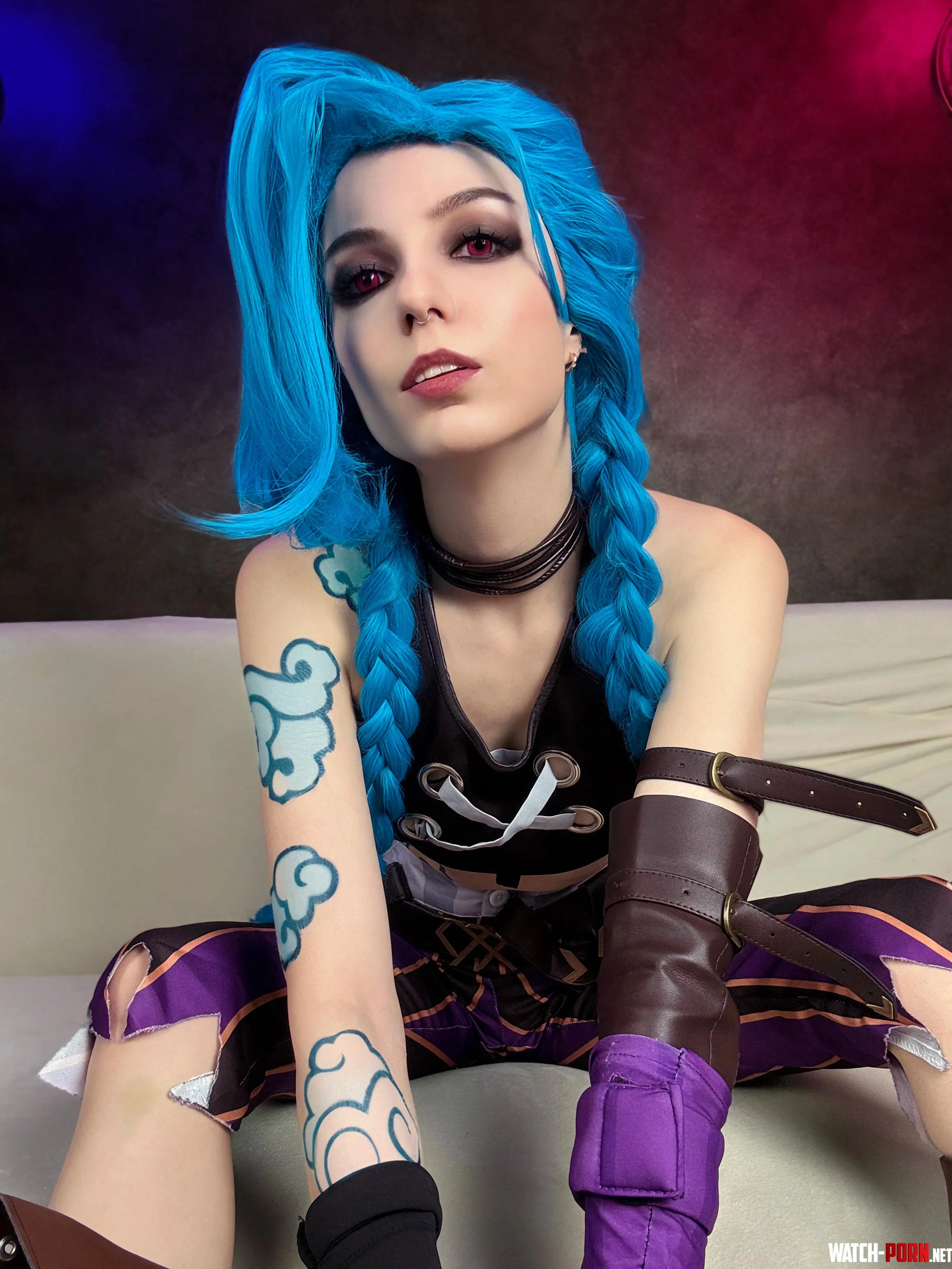 Jinx from Arcane by Lina Moore by DepravedPuss