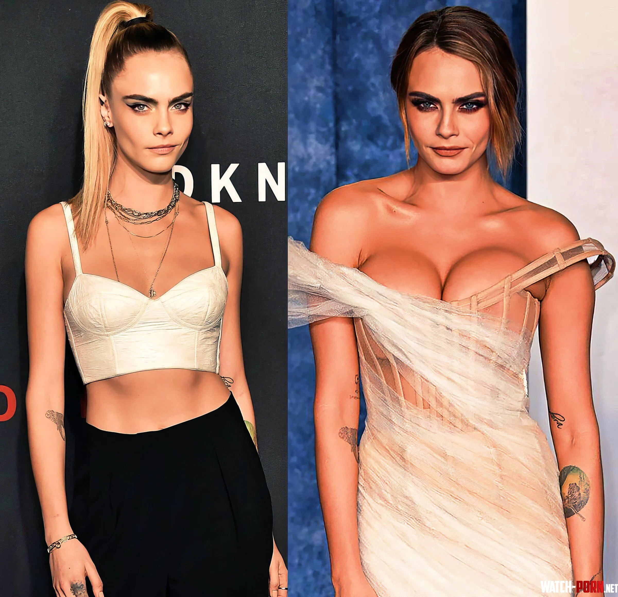 Cara Delevingne then amp now by Abelsch20