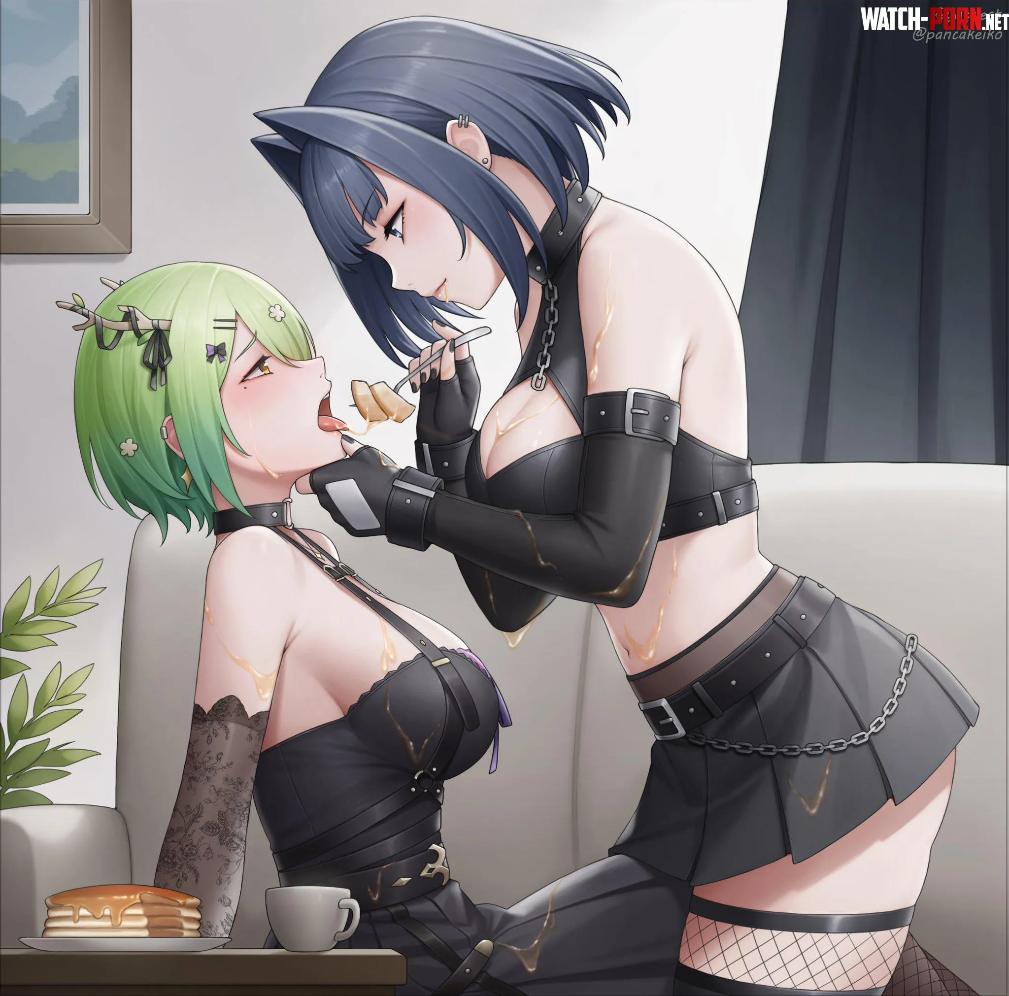 Feeding Fauna Hololive by oreci2