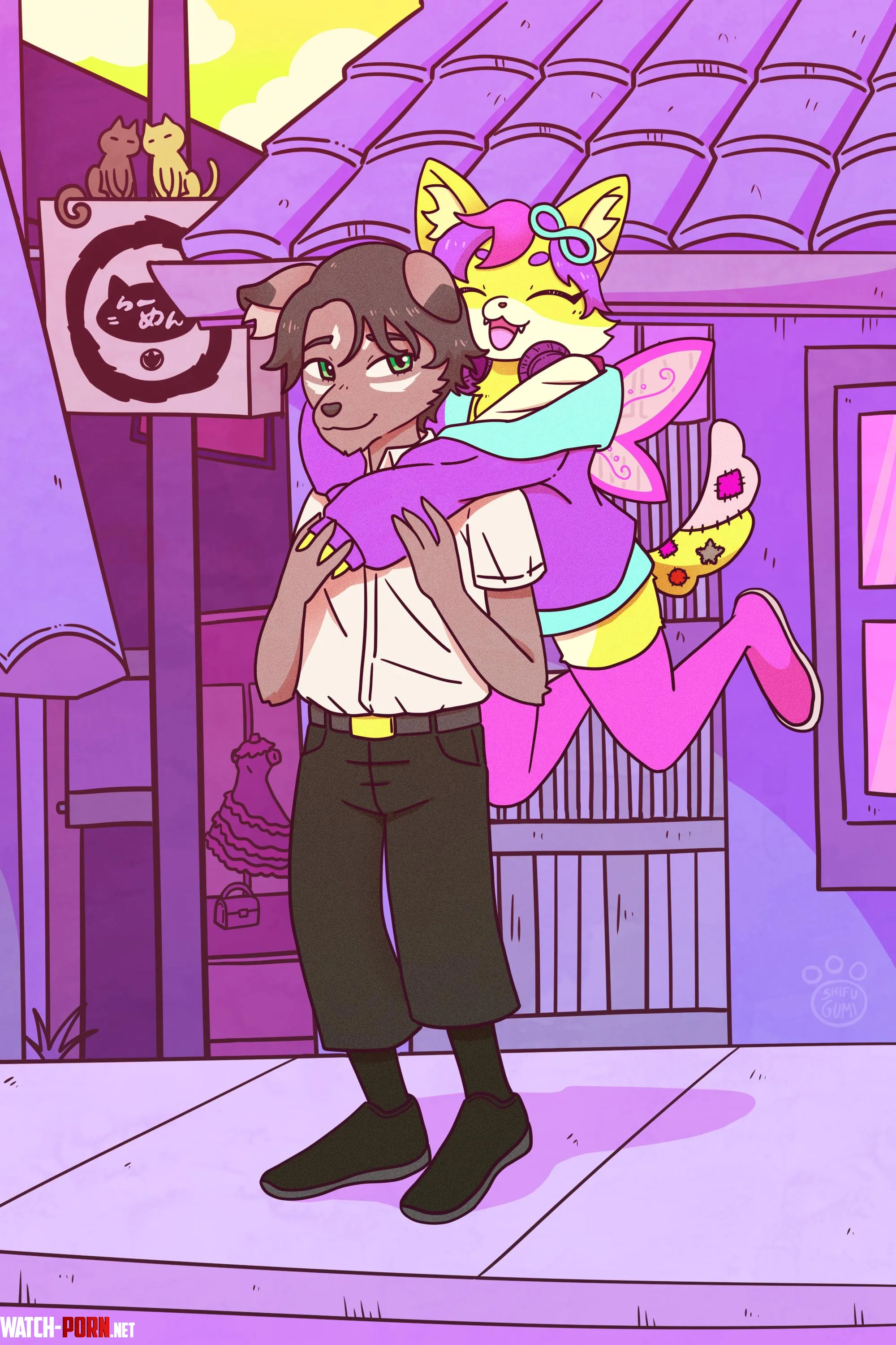 Commission for uflowergirl347  by me shifugumi by shifugumi