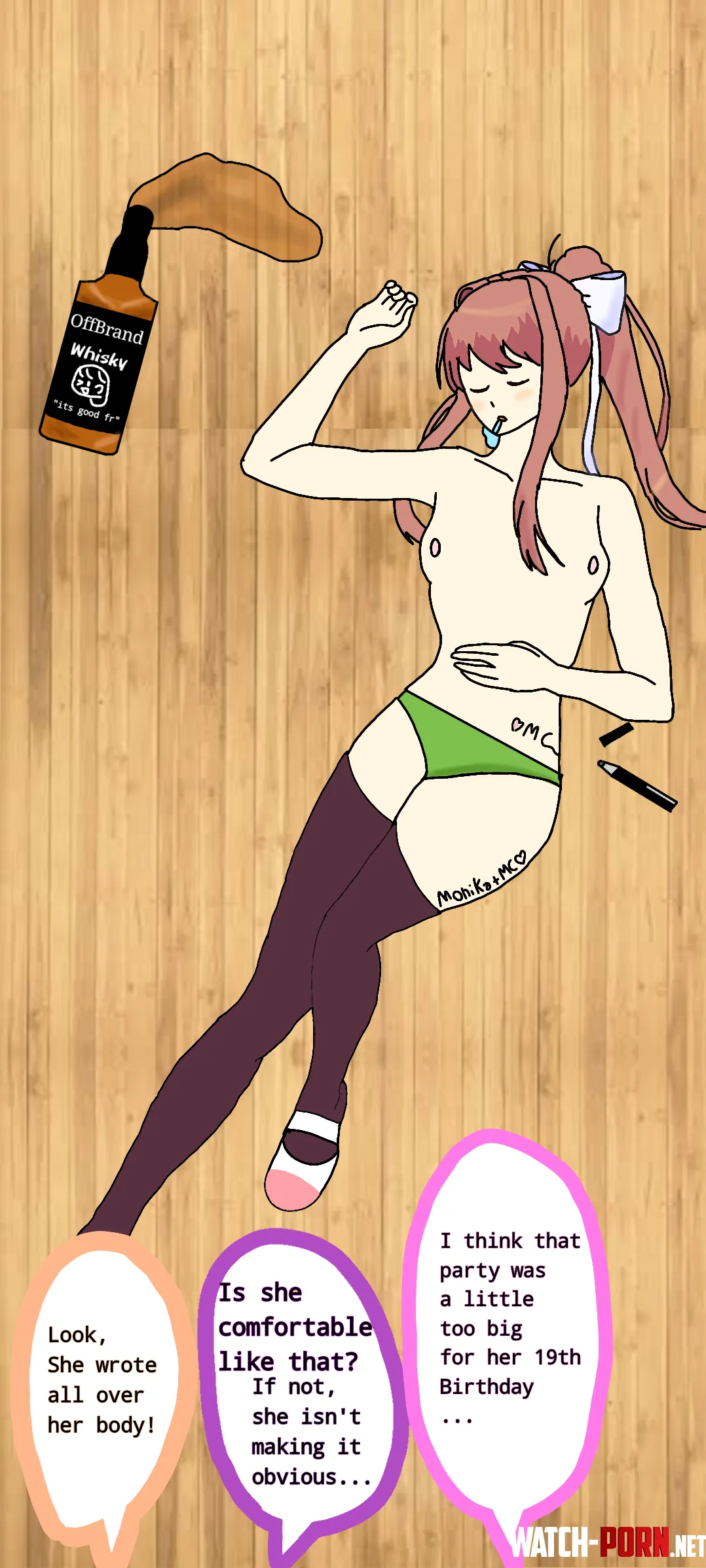Monikas BDay Party OC Me by UnlikelyAgent1301