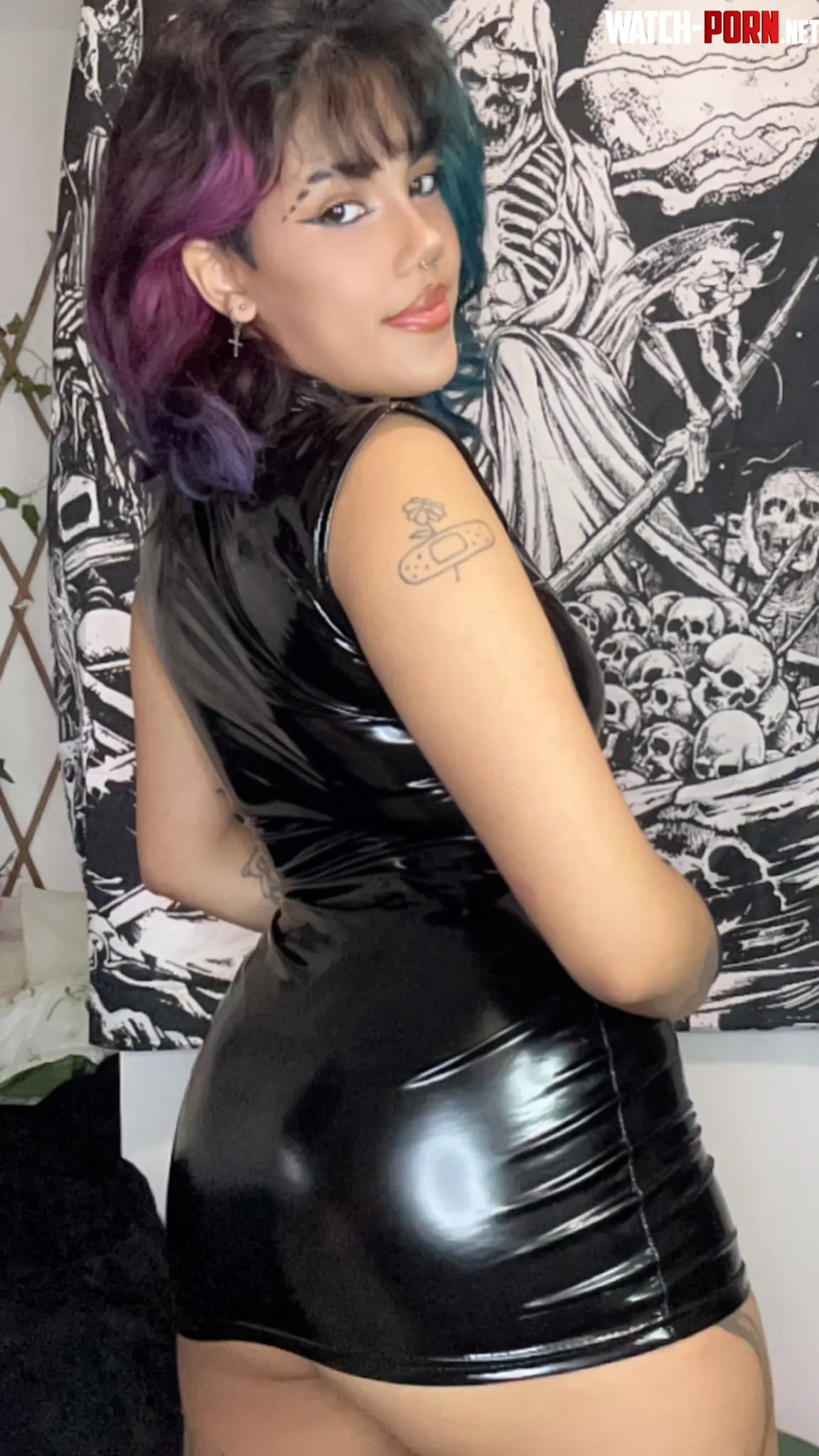 is my slutty ass in leather excites you by PoisonJulia
