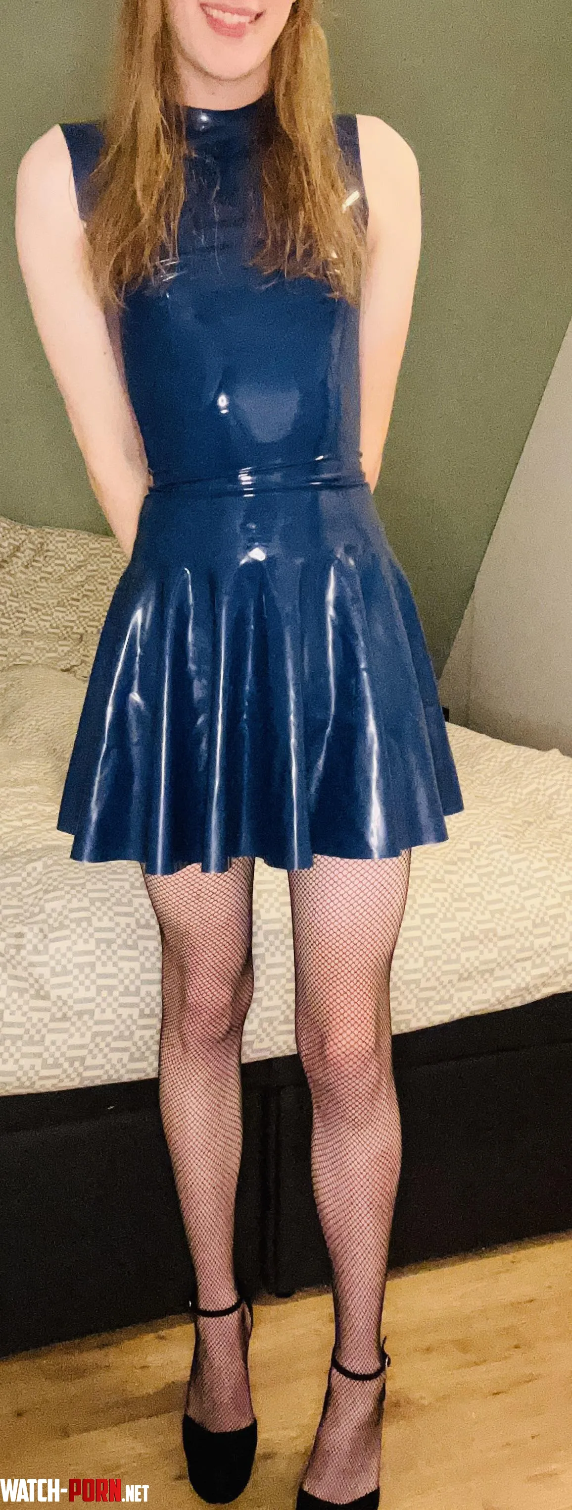 How do you feel about blue latex and fishnets by Loving_Lillly