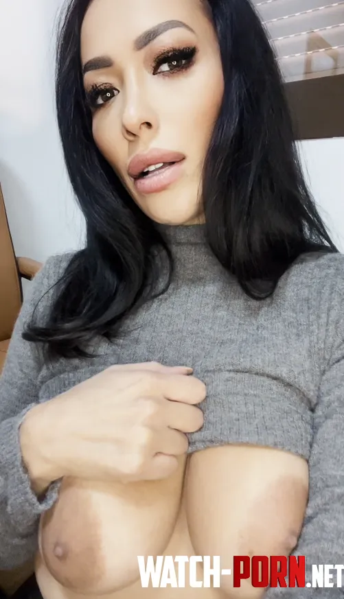 Just a subtle way of showing my cute titties  by Desirable00Lady