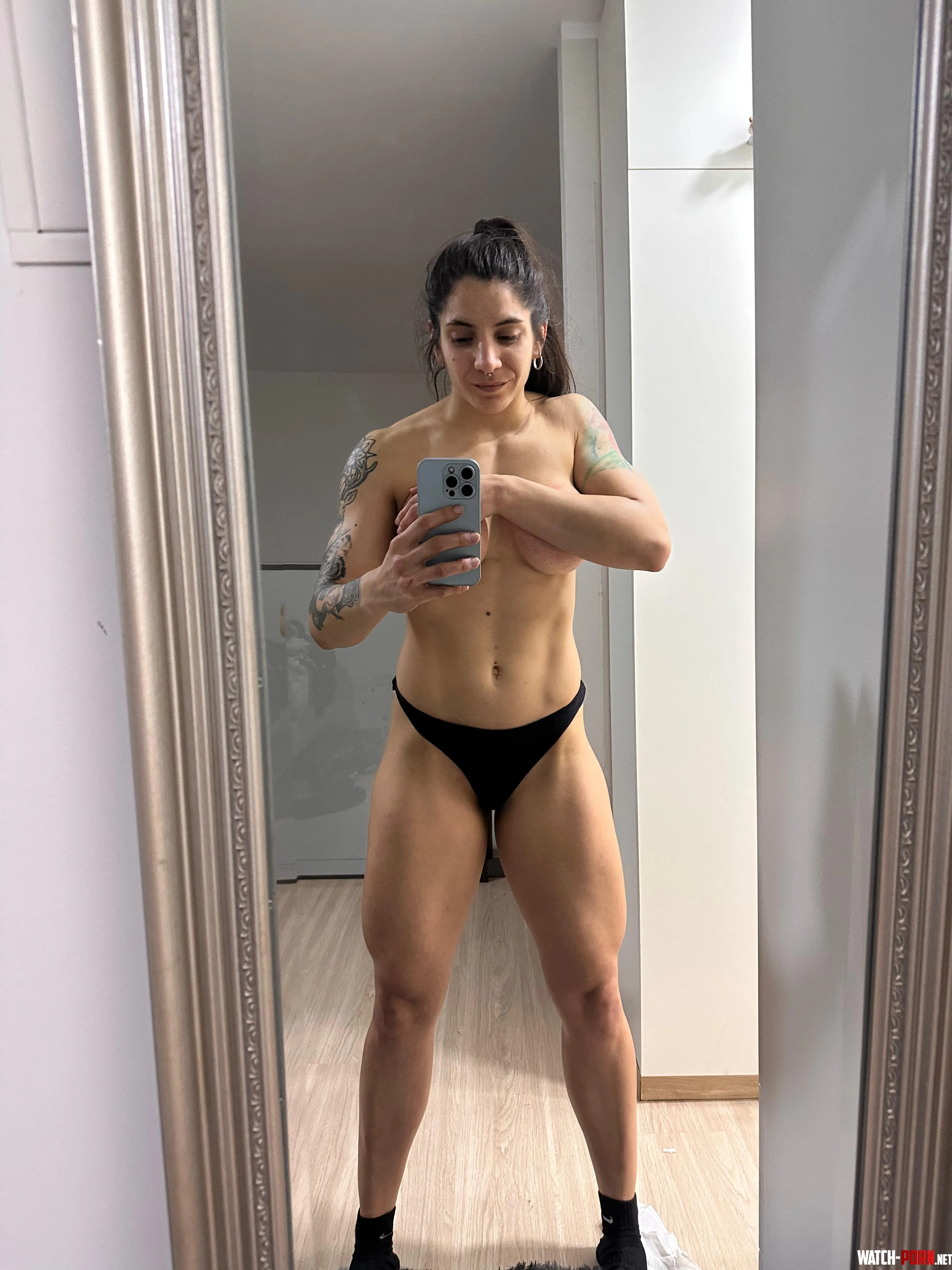 Move my hand away if you want to see more  by MissLaurensxox