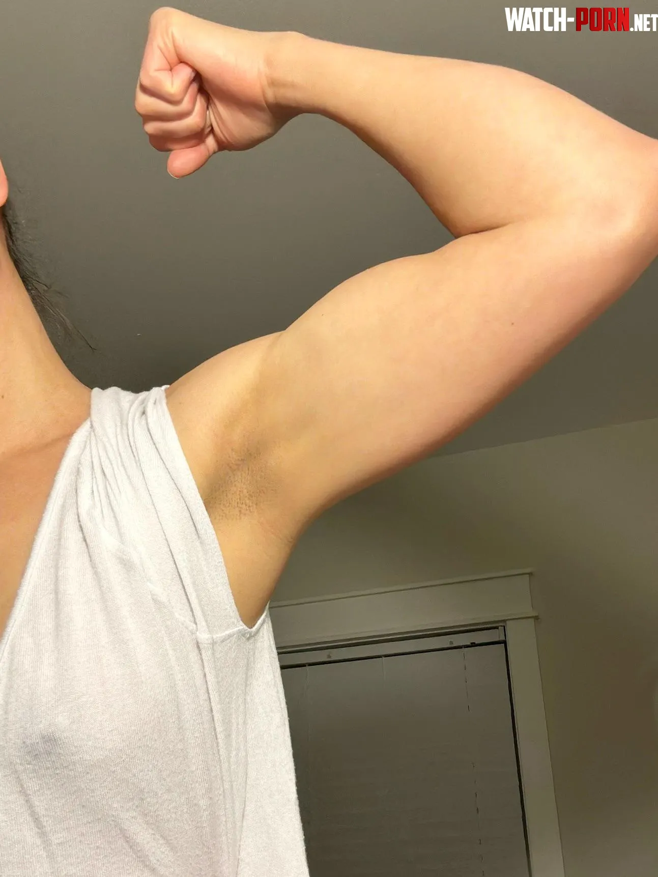 Stubble golden skin smooth muscles no bra by CelesteMessFeet
