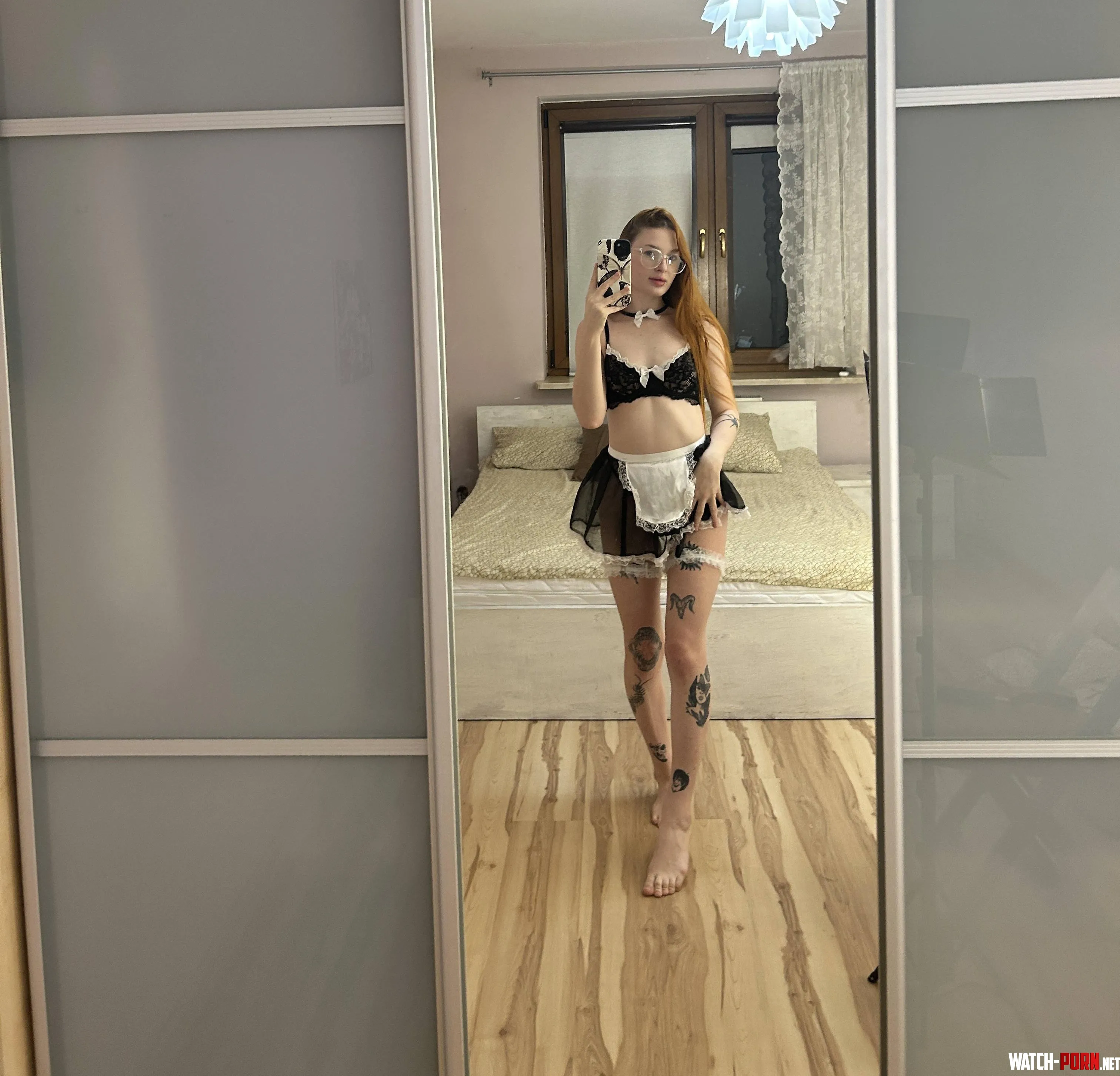 Your redheaded maid loves to serve you by galactiickiss