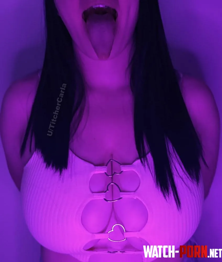 Boobs tongue and mouth all they big  by TitcherCarla