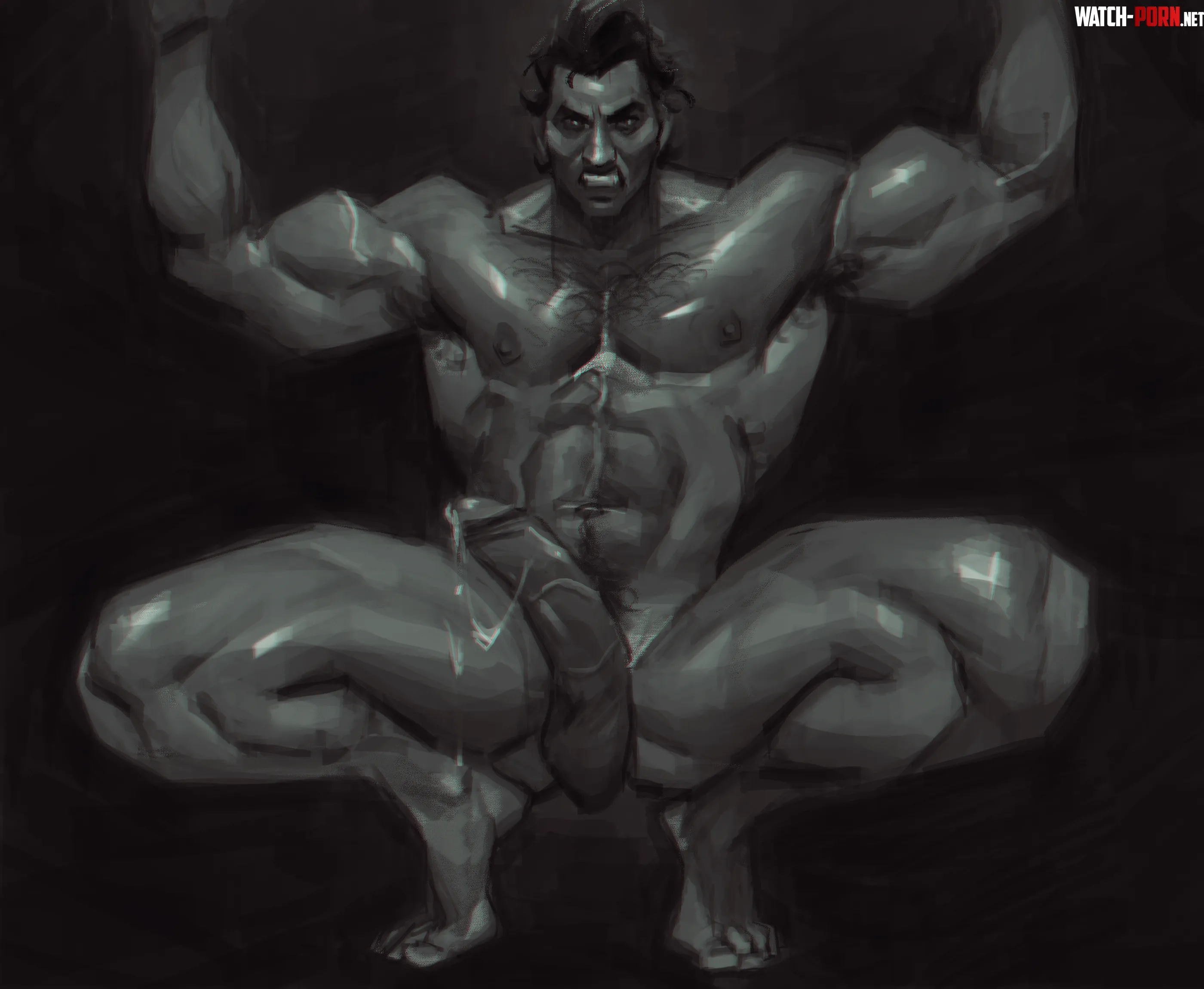 Miguel OHara commission for poopookun art by me 77tsutsu by 77tsutsu