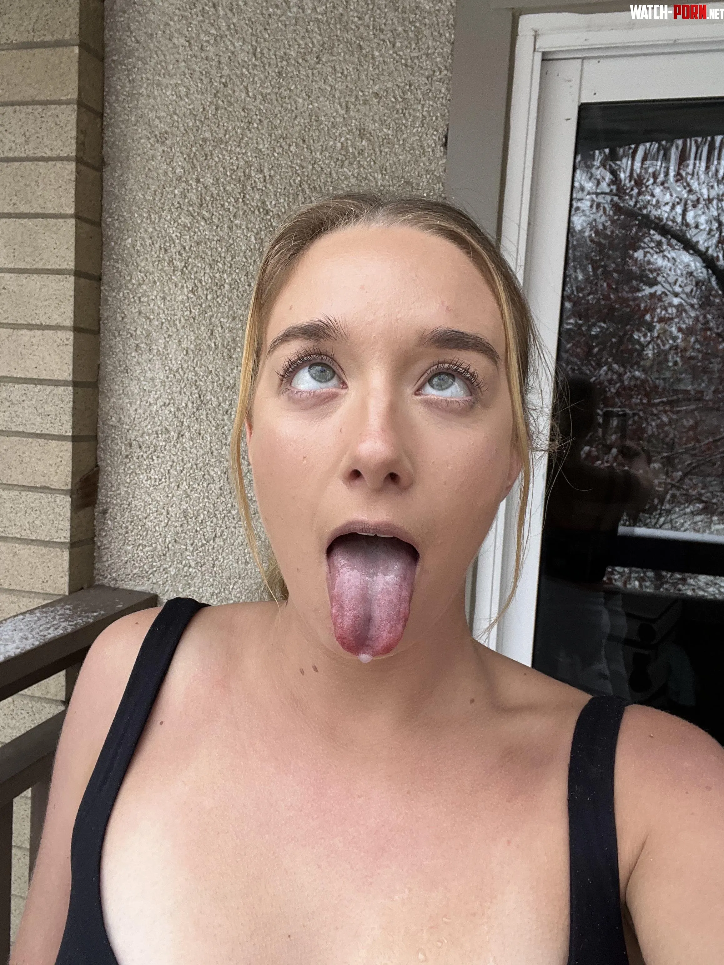 measure how deep my throat is using your c0ck  by Hallie3Rose