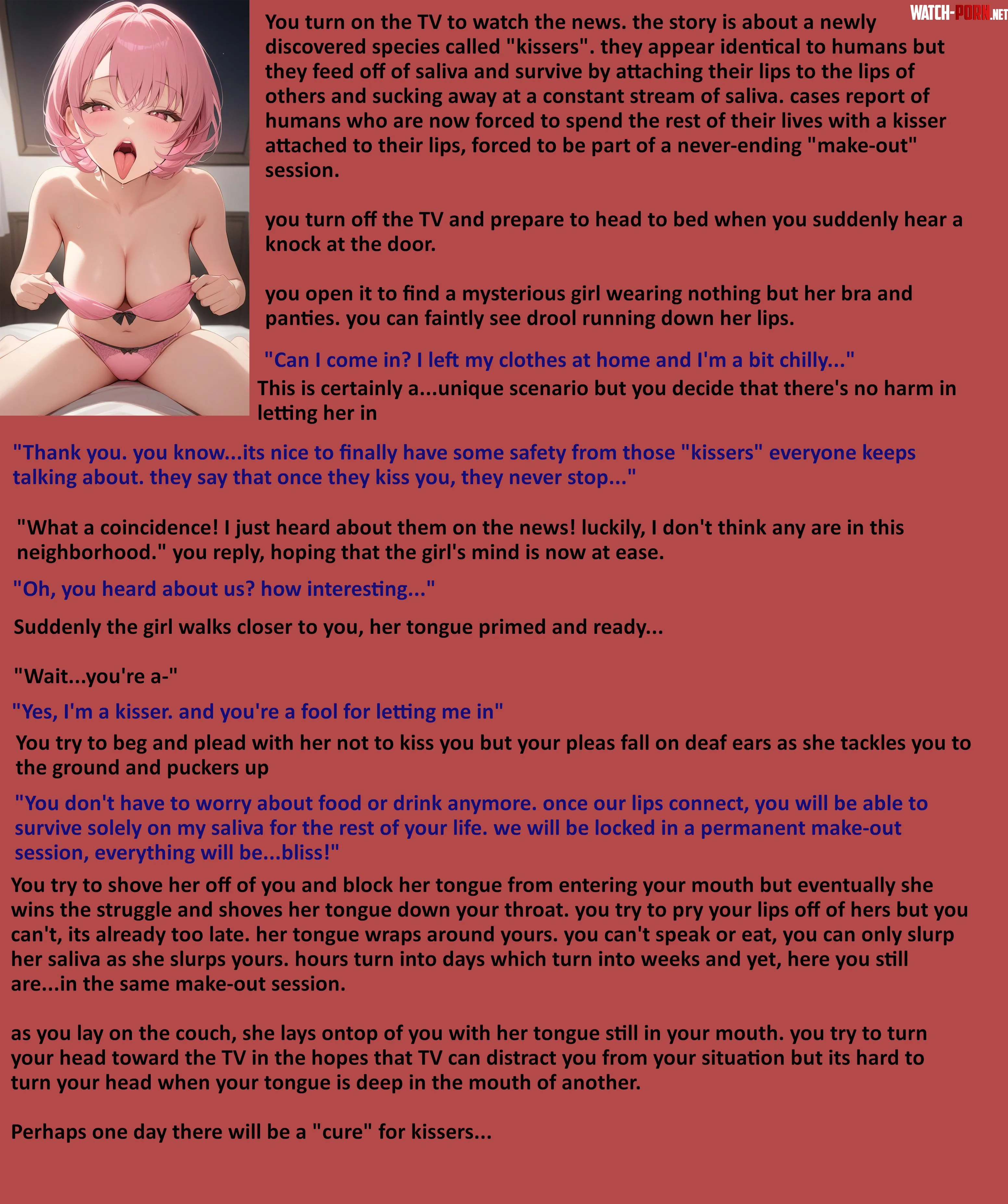 Rise of the Kissers Forced Kiss Femdom Nonhuman POV Tonguetied AI Image PixAI by NSFWilliam69