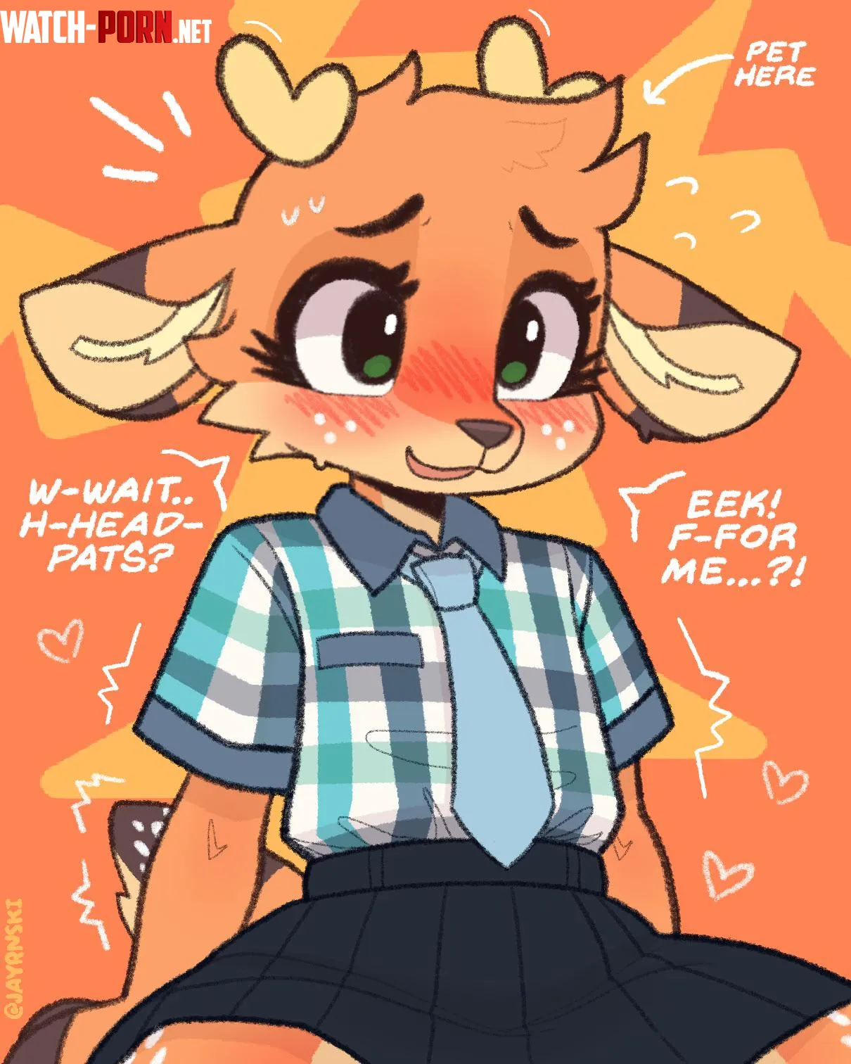 give maple a headpat 3 jayrnski  by JayInDisarray