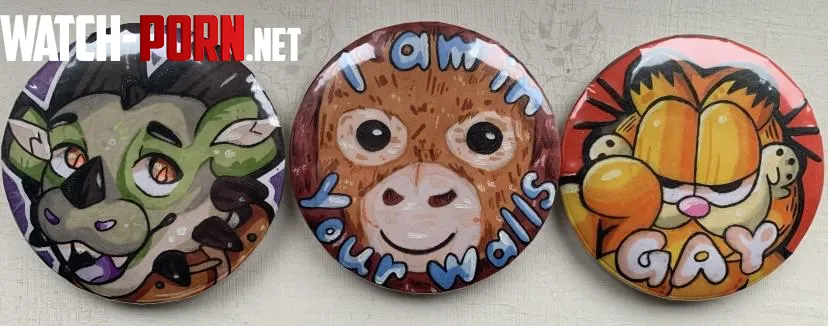 Custom pin badges I made for a friend by SigilSuits