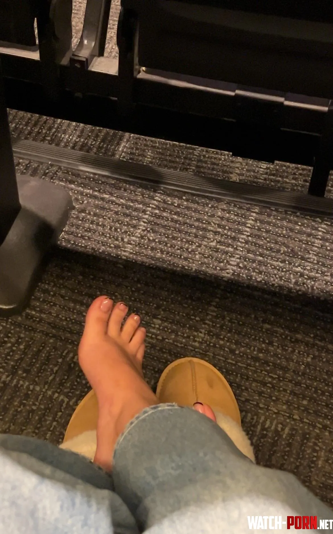 i cant help but play with my feet in class would you mind by Ok-Shift-8120