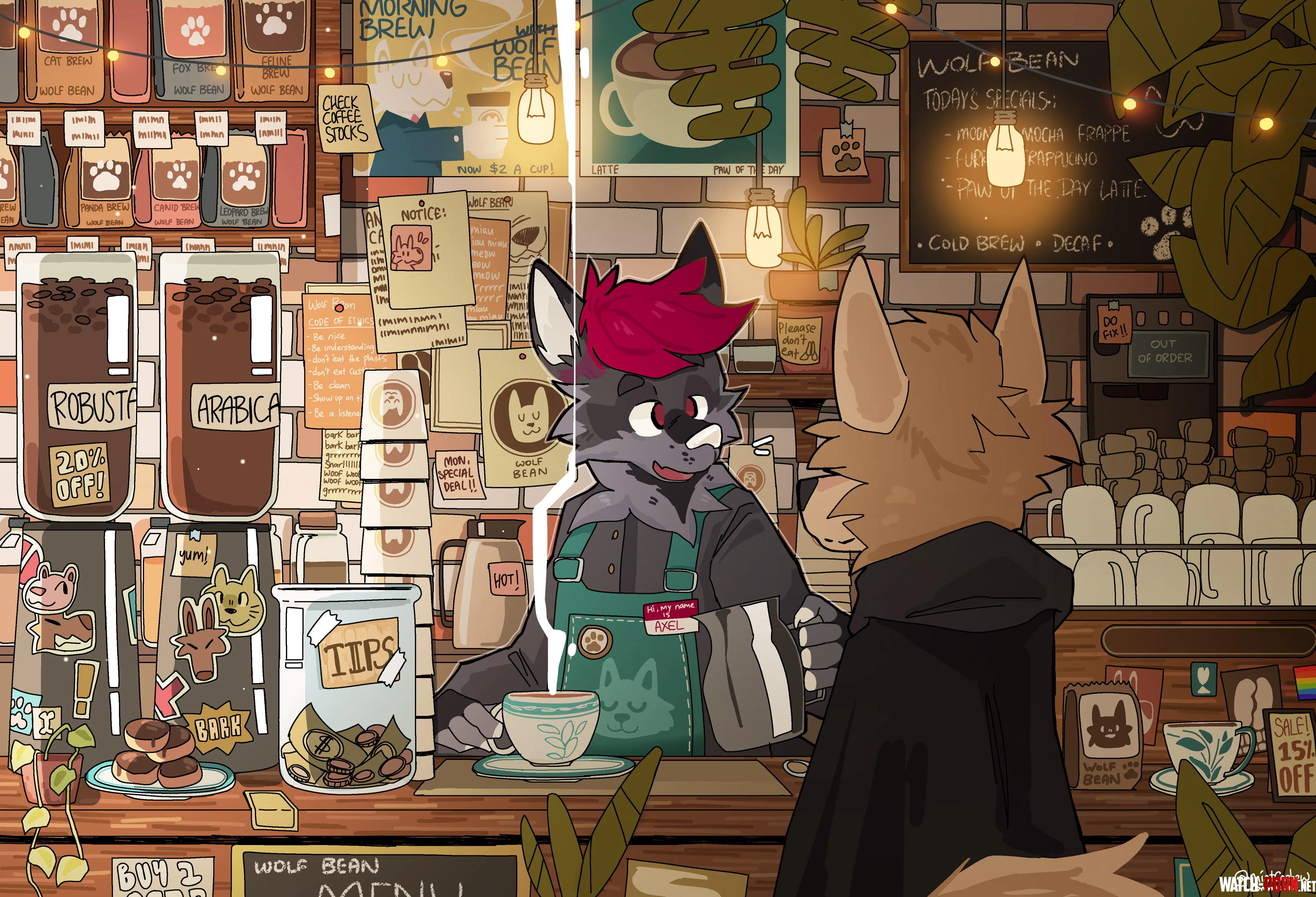 Animal Cafe MintCashew by DL2828