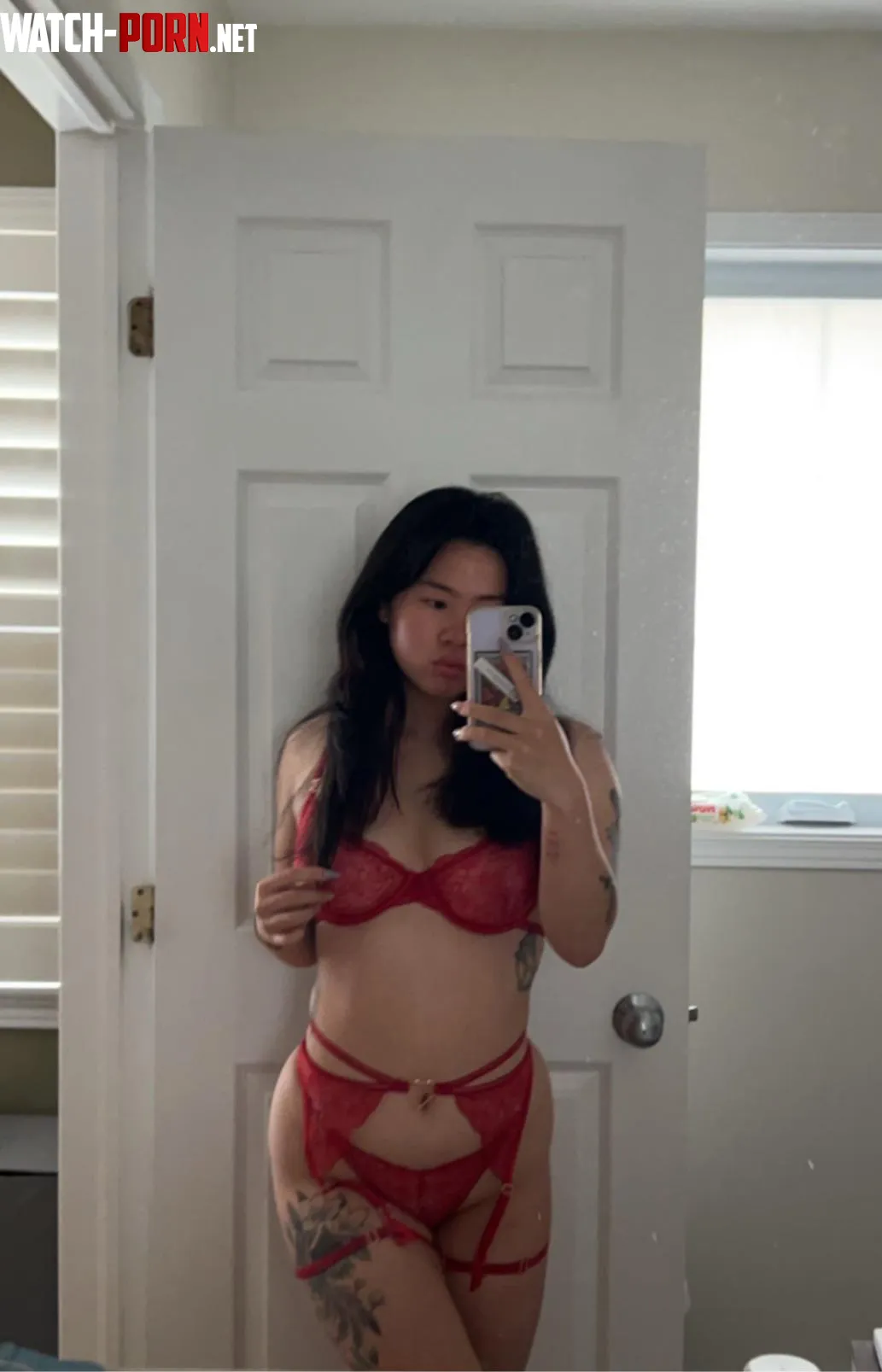 Dress in Red for Christmas can I give you a Special gift  by lululluuvv