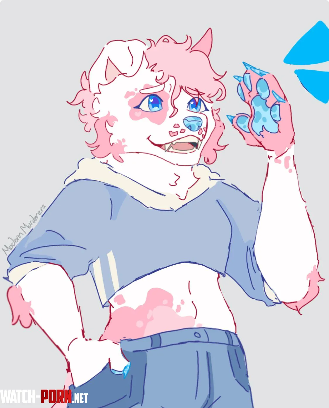 Pink Puppy  art by me by ModernMurderers