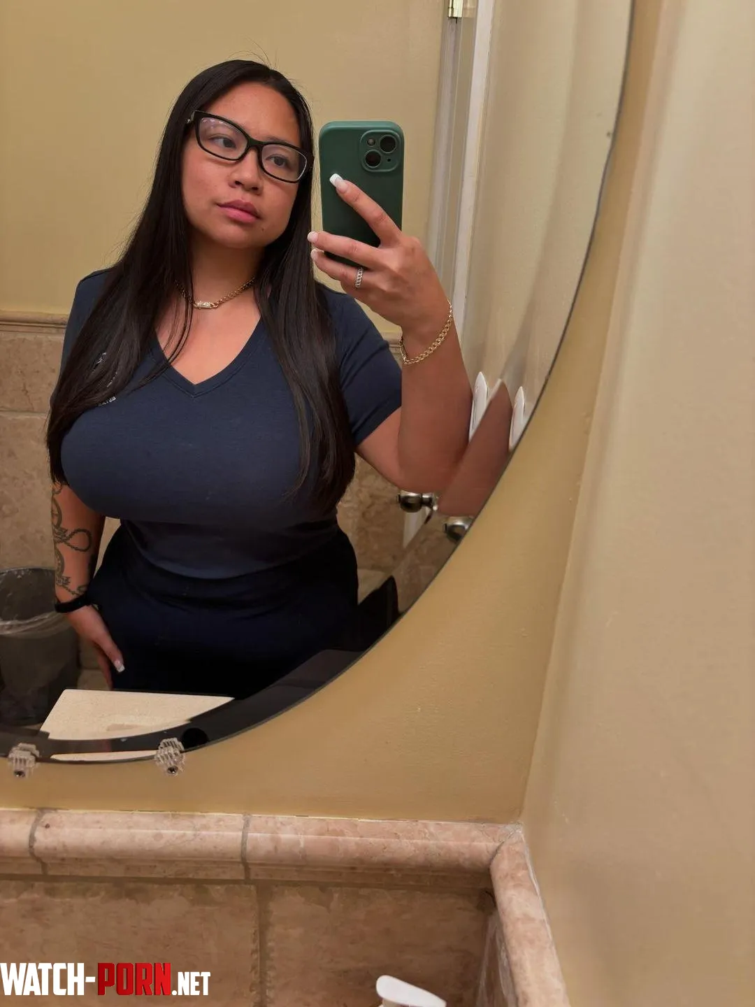 Asian mirror selfie by Desecr8or