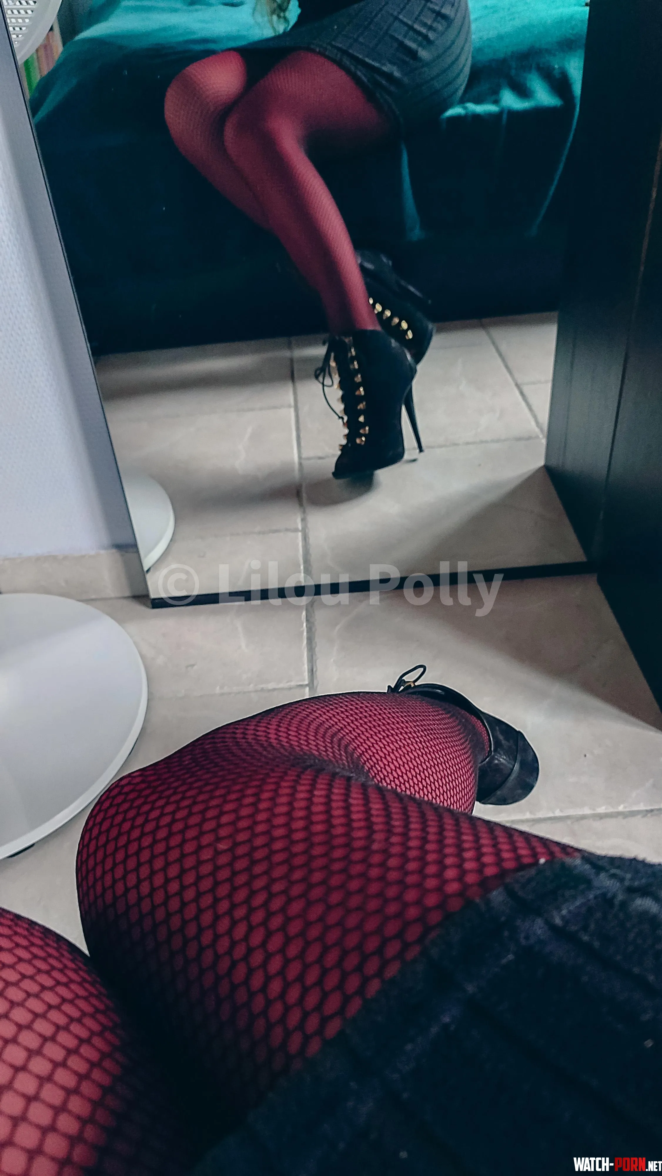 Do you like tights  fishnet tights by LilouPolly